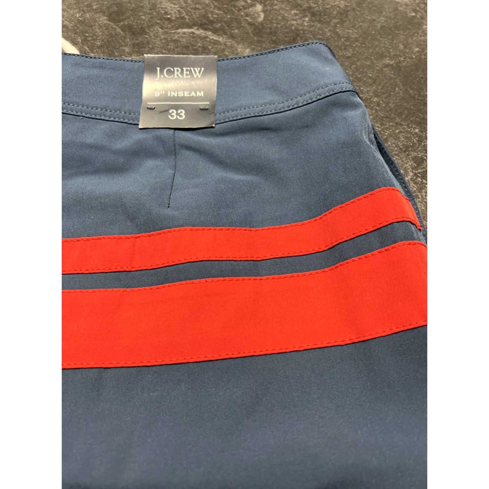 J.Crew J. Crew Board Shorts Men Swim Trunks Lined Blue Red Size 33 Inseam 9 | 9 Inseam | Regular Size 33 | Swim Bottom Style Size US 33 - 6 Thumbnail