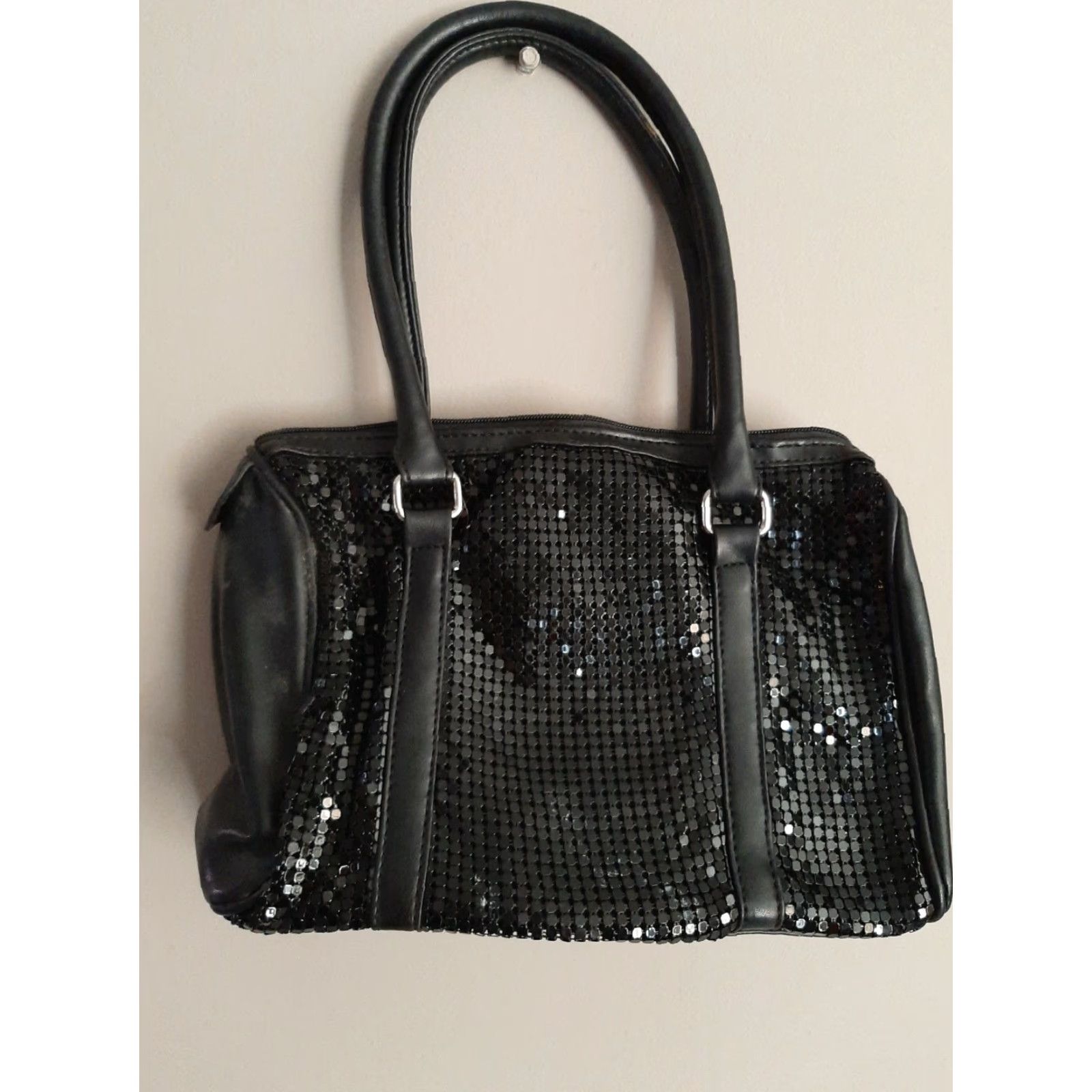 Greats Lancome Beaded Black Purse Clutch Women Great condition Pre-owned Black Polyester Accessories Size ONE SIZE - 2 Thumbnail