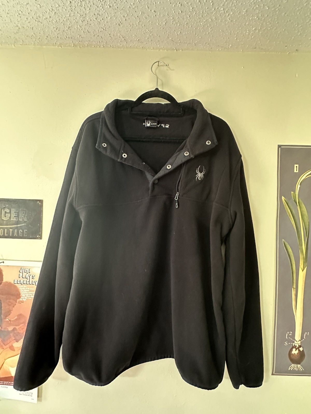 Spyder Black Spyder Fleece Throw-over Size US XL / EU 56 / 4 - 1 Thumbnail