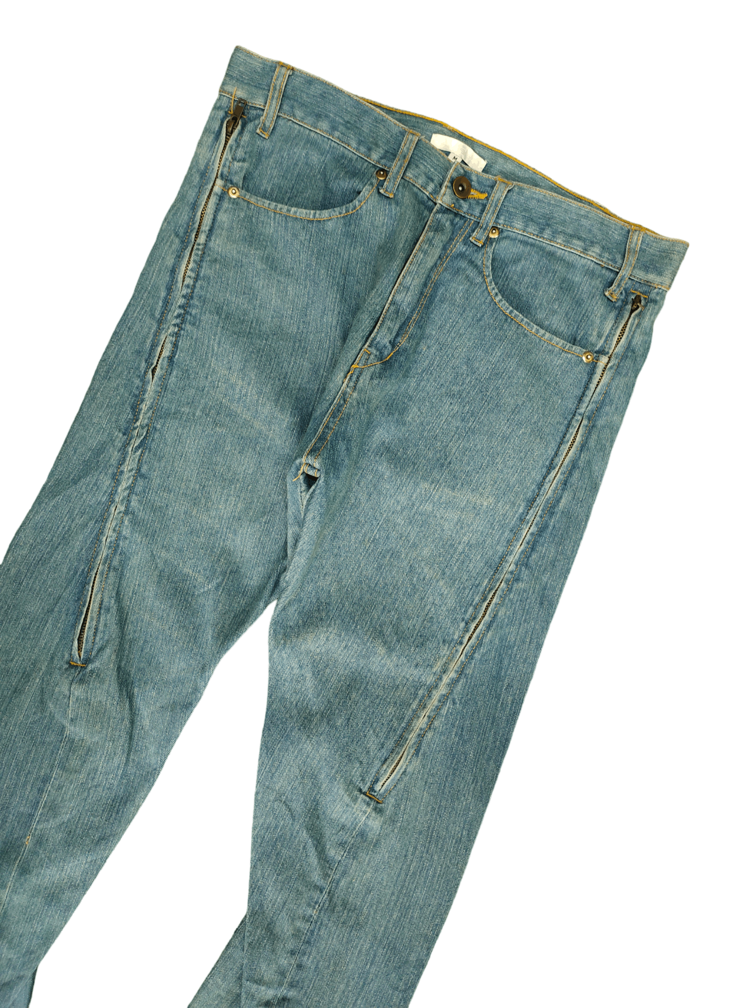 Le Grande Bleu (L.G.B.) Flare Jeans Japan Zipper Faded Boot Cut Y2k Mudmax Lgb Size US 30 / EU 46 - 4 Thumbnail