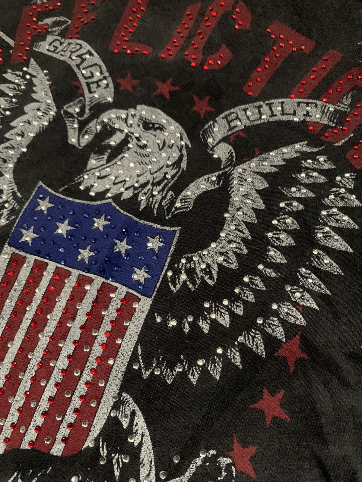 Affliction Rare y2k affliction rhinestones distressed zip up hoodie Size US XS / EU 42 / 0 - 4 Thumbnail