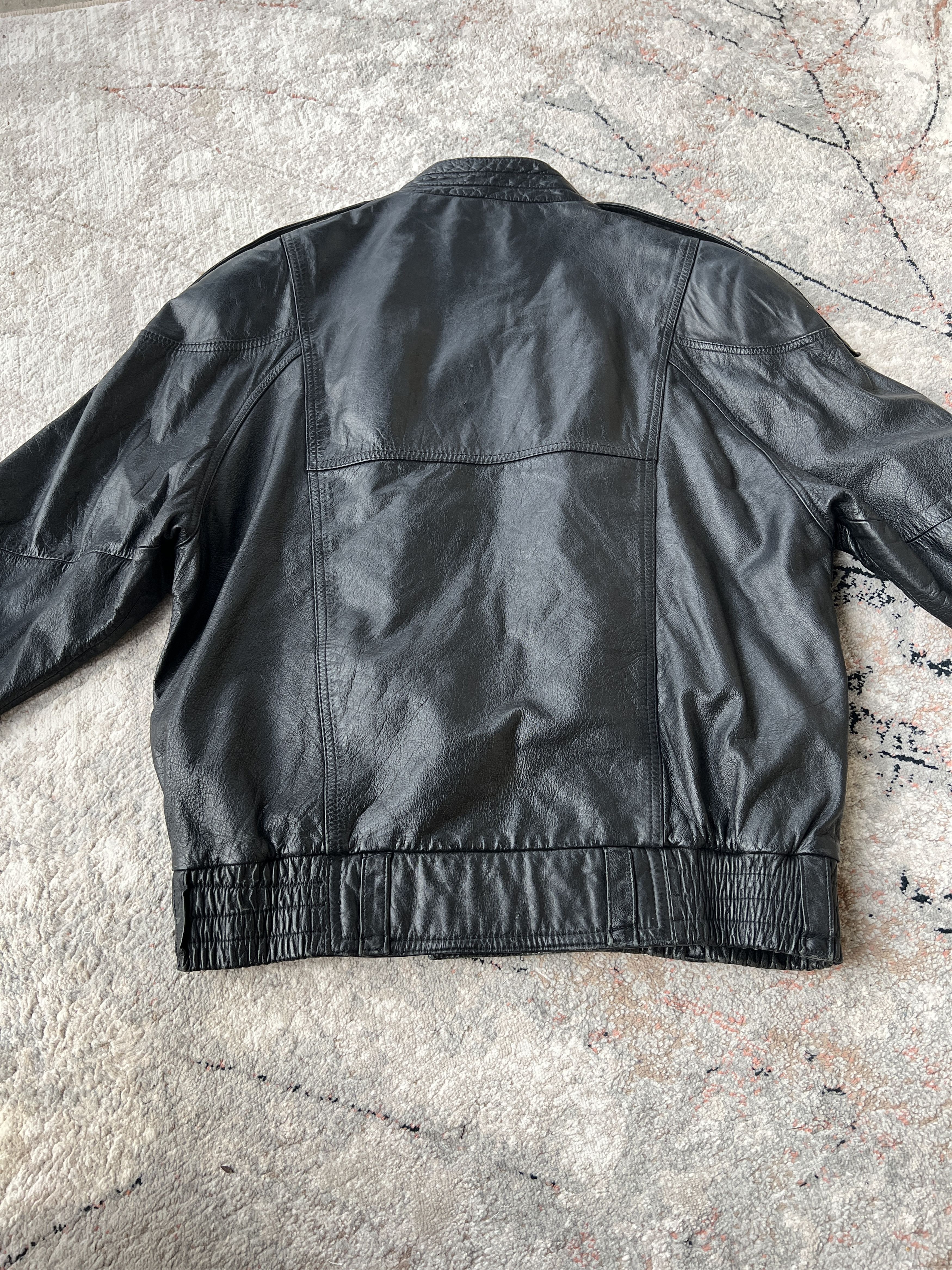 Vintage Berto Lucci Creazione Vintage Leather jacket Size US M / EU 48-50 / 2 - 12 Thumbnail