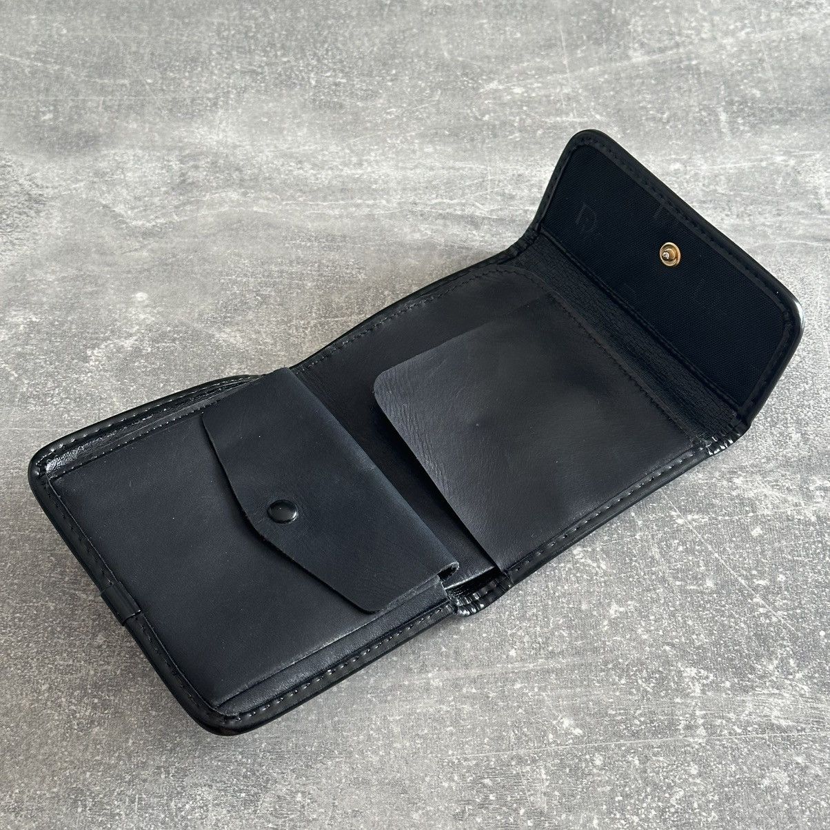 Christian Dior Monsieur Dior Wallet Black Canvas Leather Vintage from 1980’ Size ONE SIZE - 4 Thumbnail