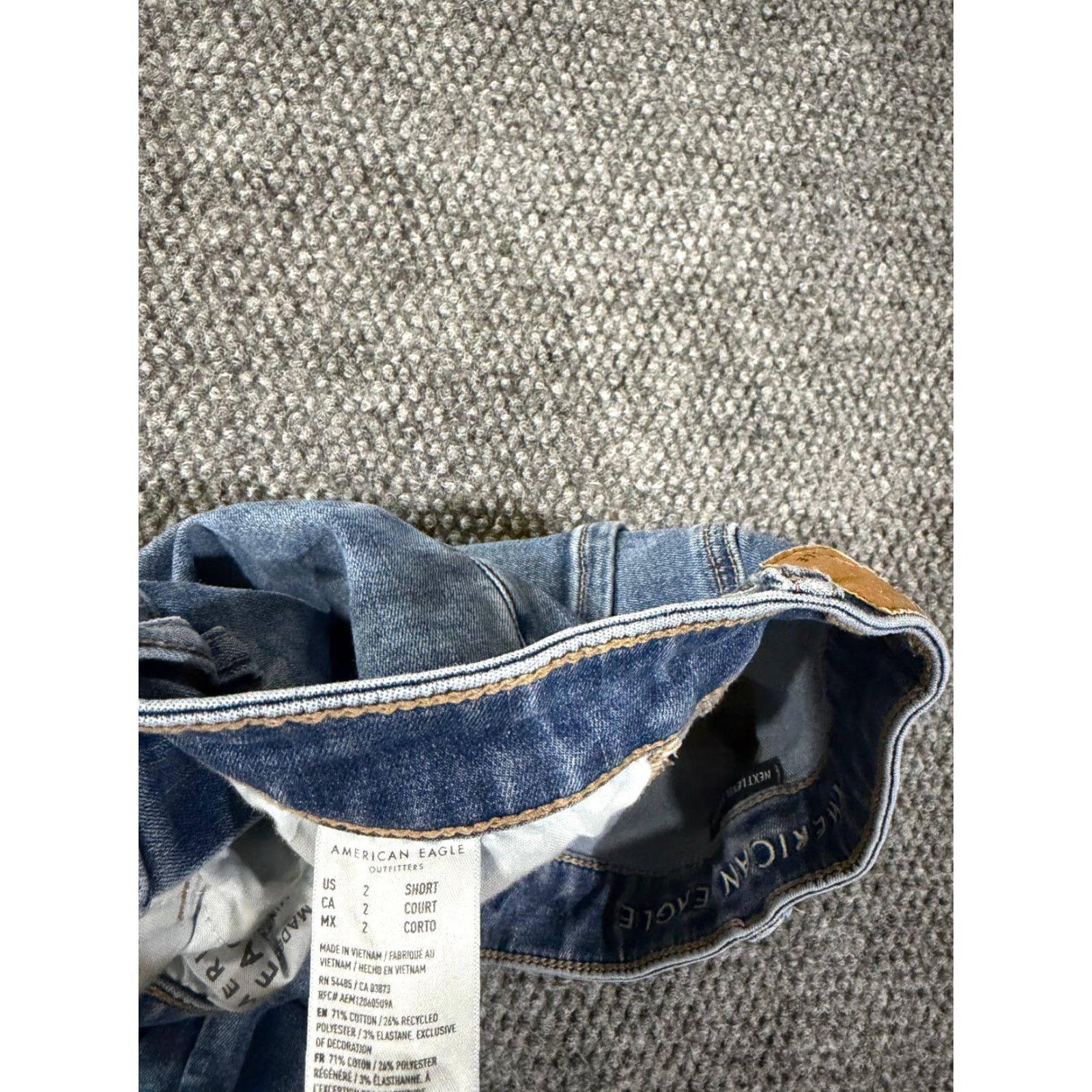 American Eagle Outfitters American Eagle Outfitters Jeans Womens 2 High Rise Jegging Slim Stretch Denim Blue 26 Inseam 5-Pocket Solid Medium Wash Size 26" / US 2 / IT 38 - 6 Thumbnail