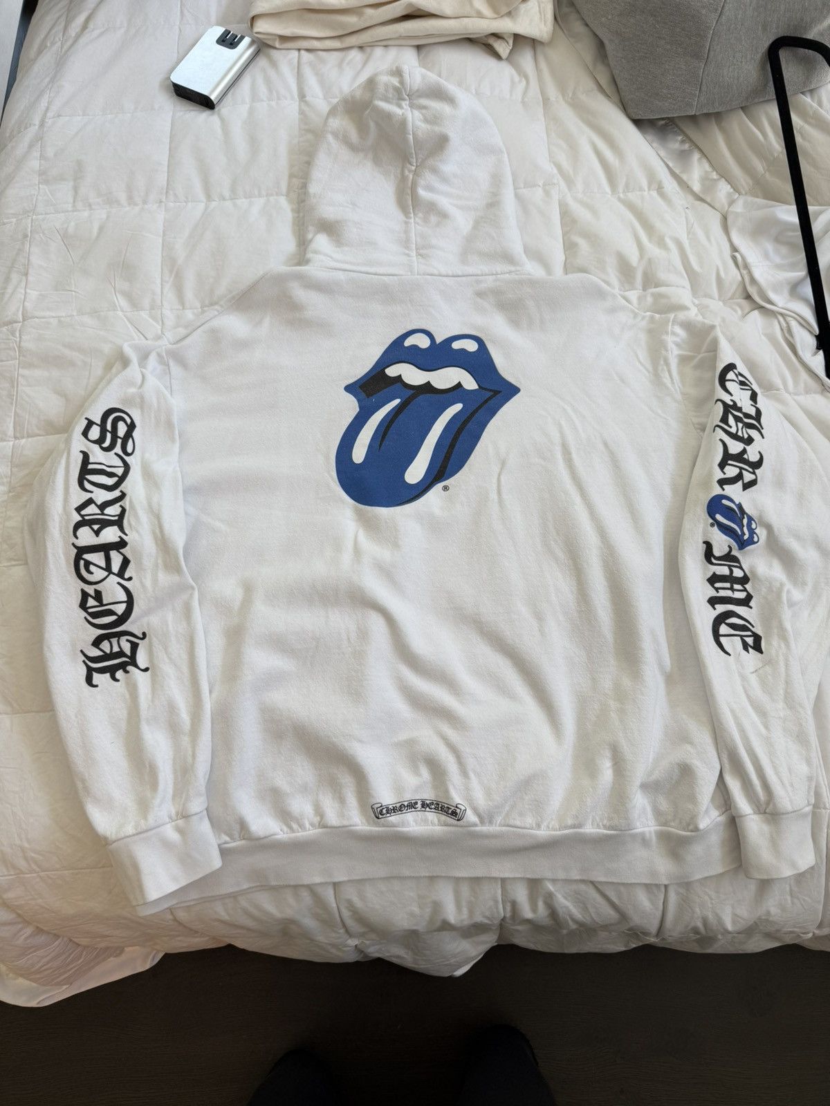 Chrome Hearts × The Rolling Stones Chrome Hearts X Rolling Stones blue tongue hoodie Size US XL / EU 56 / 4 - 1 Thumbnail