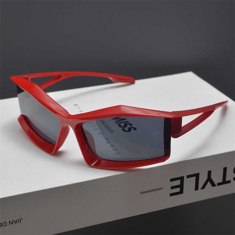 VIBE Punk Street ins style custom avant-garde sunglasses Size ONE SIZE - 3 Thumbnail