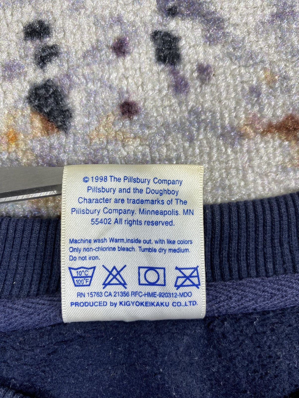Cartoon Network × Vintage 90s Pillsbury Doughboy Sweatshirt Size US M / EU 48-50 / 2 - 4 Thumbnail