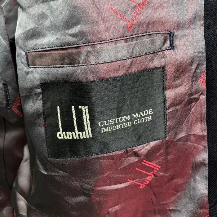 Alfred Dunhill Vtg 90’ DUNHILL CUSTOM MADE Double Breasted Blazer Coat Suit Size 46R - 6 Thumbnail