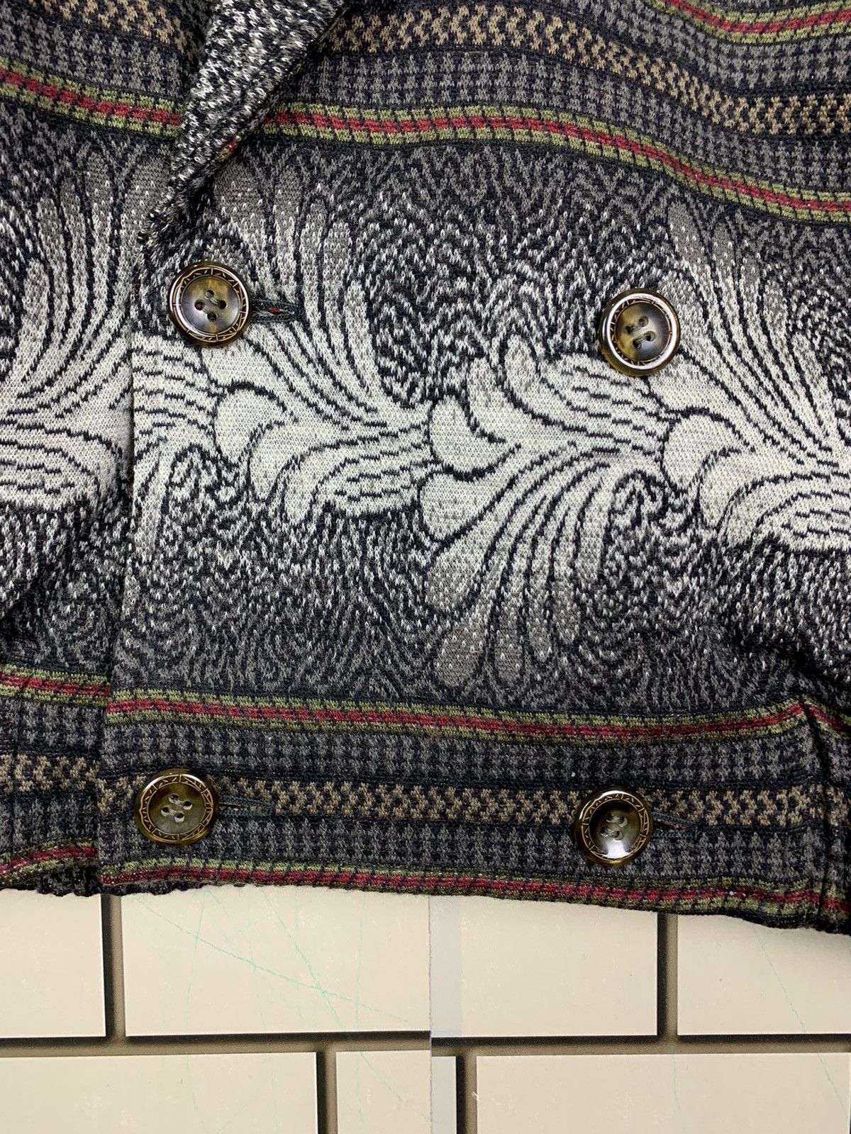 Designer × Japanese Brand × Vintage Vintage Prio Alegre Flora Design Jacket Size US L / EU 52-54 / 3 - 10 Thumbnail