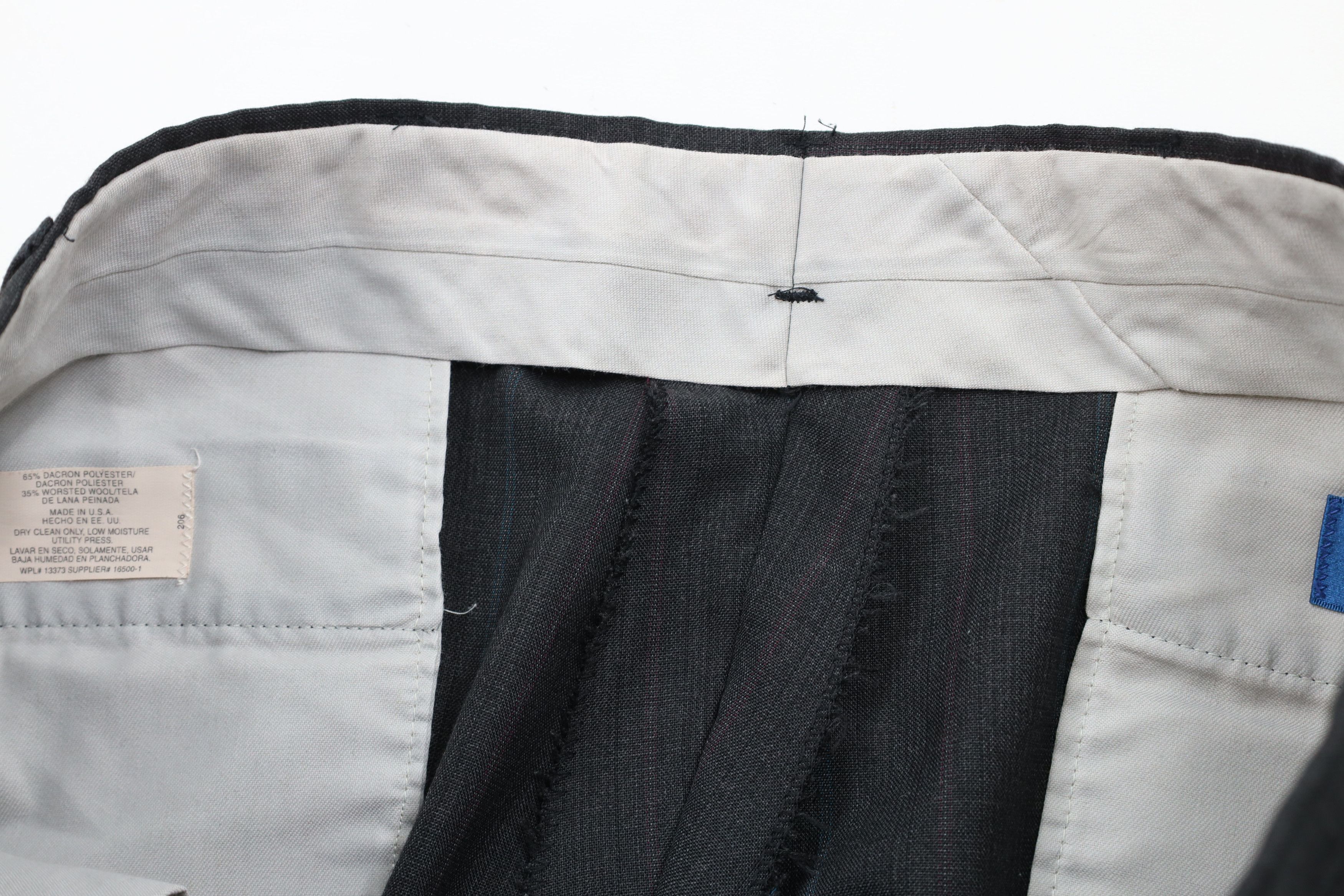 Vintage Vintage 90s Streetwear Striped Wide Leg Chino Pants USA Size US 38 / EU 54 - 7 Thumbnail