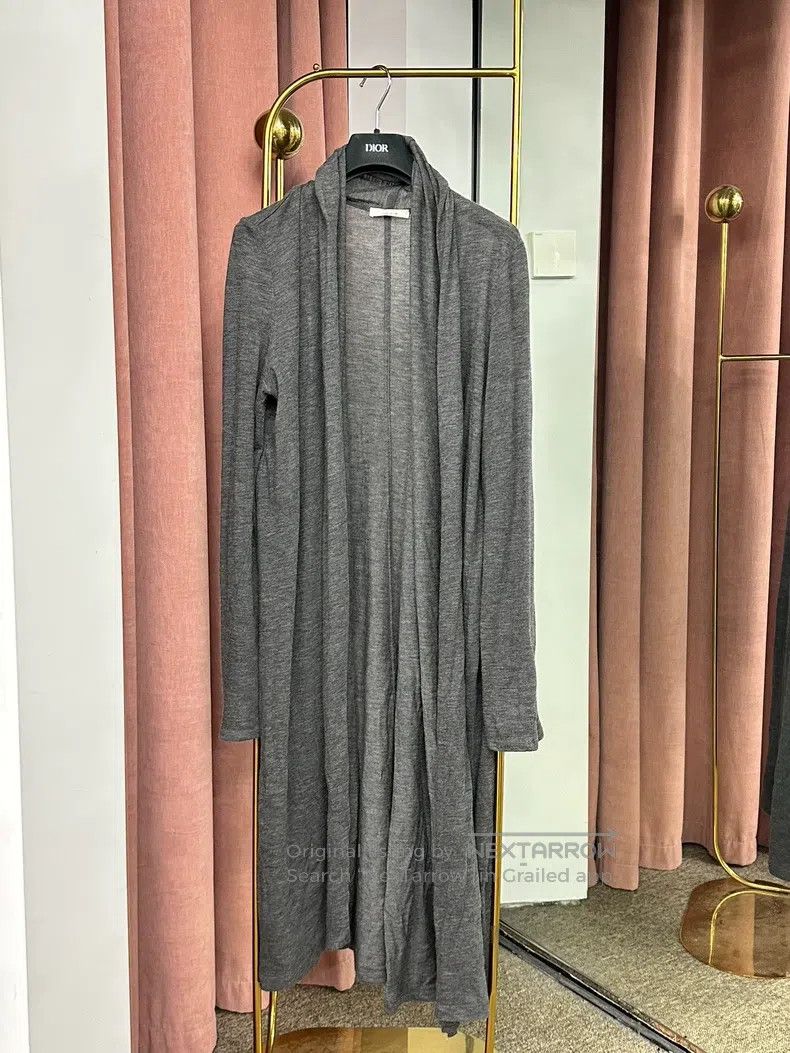 The Row The row Grey Long Cashmere Cardigan Jacket Size M / US 6-8 / IT 42-44 - 1 Thumbnail