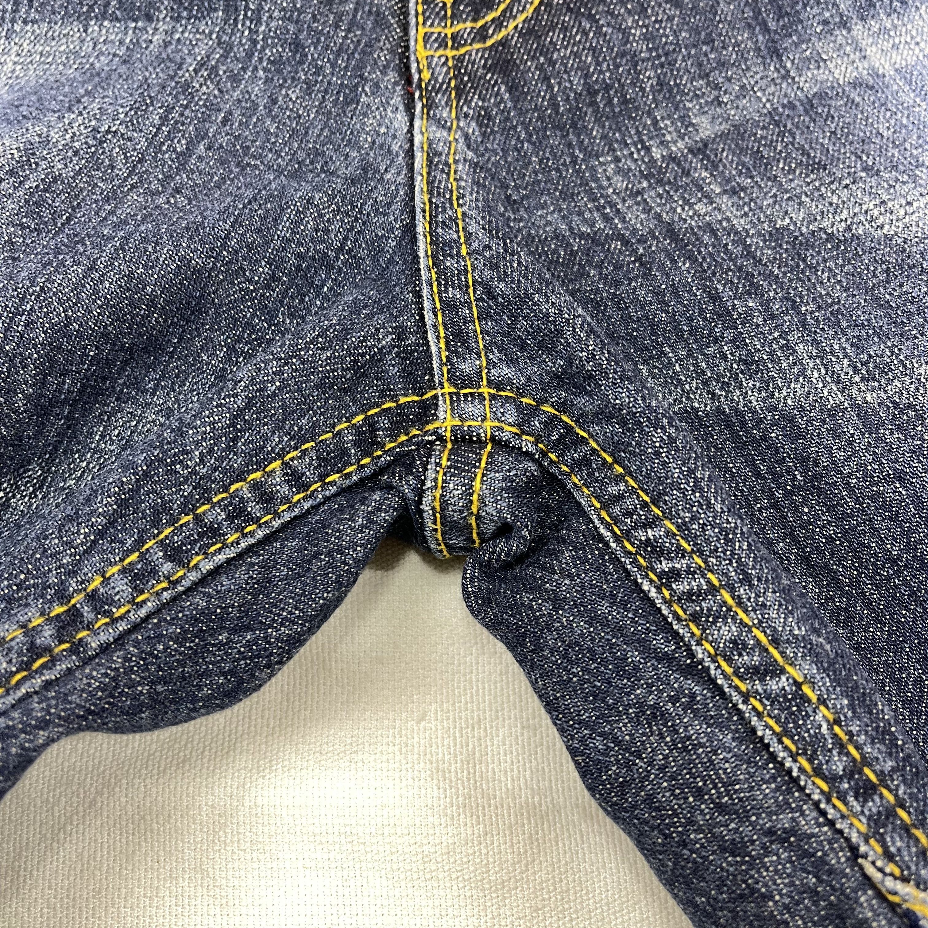 Japanese Brand NAMINORITATSUJIN Short Denim Jeans #1222/AQ Size US 34 / EU 50 - 11 Thumbnail