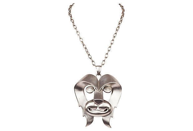 Pierre Cardin Pierre Cardin Lion Pendant Necklace Size ONE SIZE - 1 Thumbnail