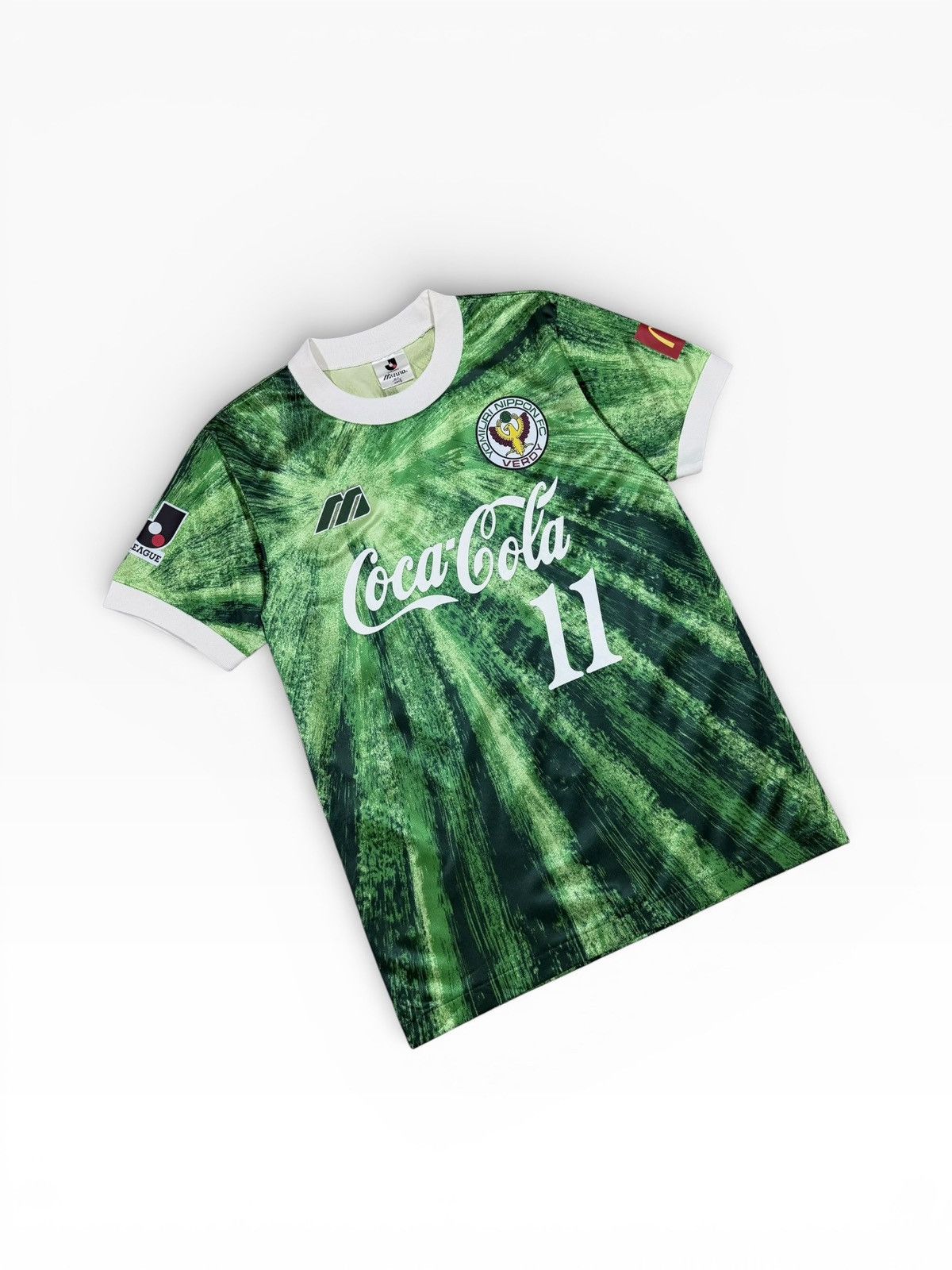 Vtg⚽️92-93 Mizuno Tokyo Verdy Kazuyoshi Miura#11 Jersey