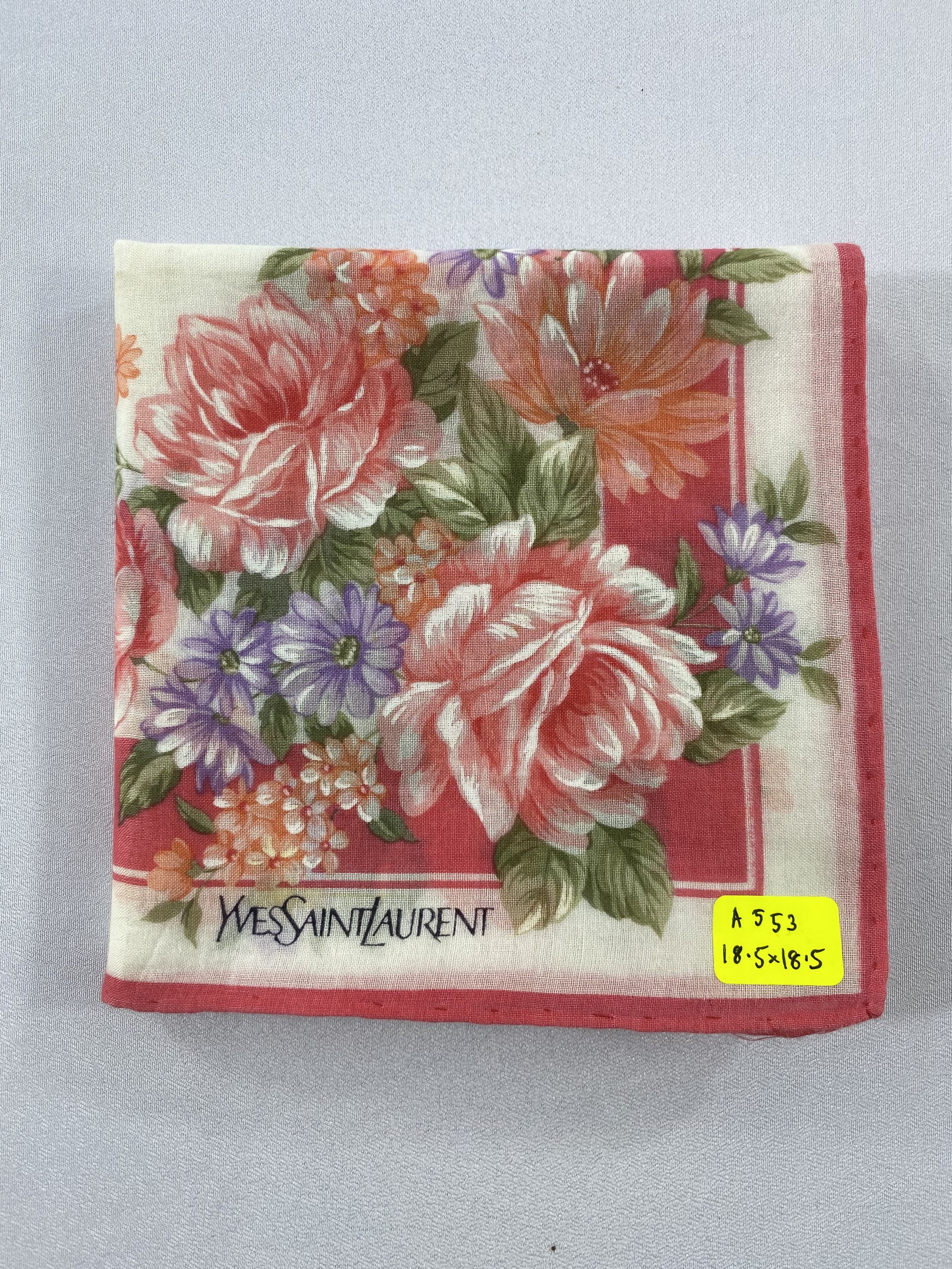 Yves Saint Laurent Yves Saint Laurent Handkerchief / Bandana / Neckerchief Size ONE SIZE - 7 Thumbnail