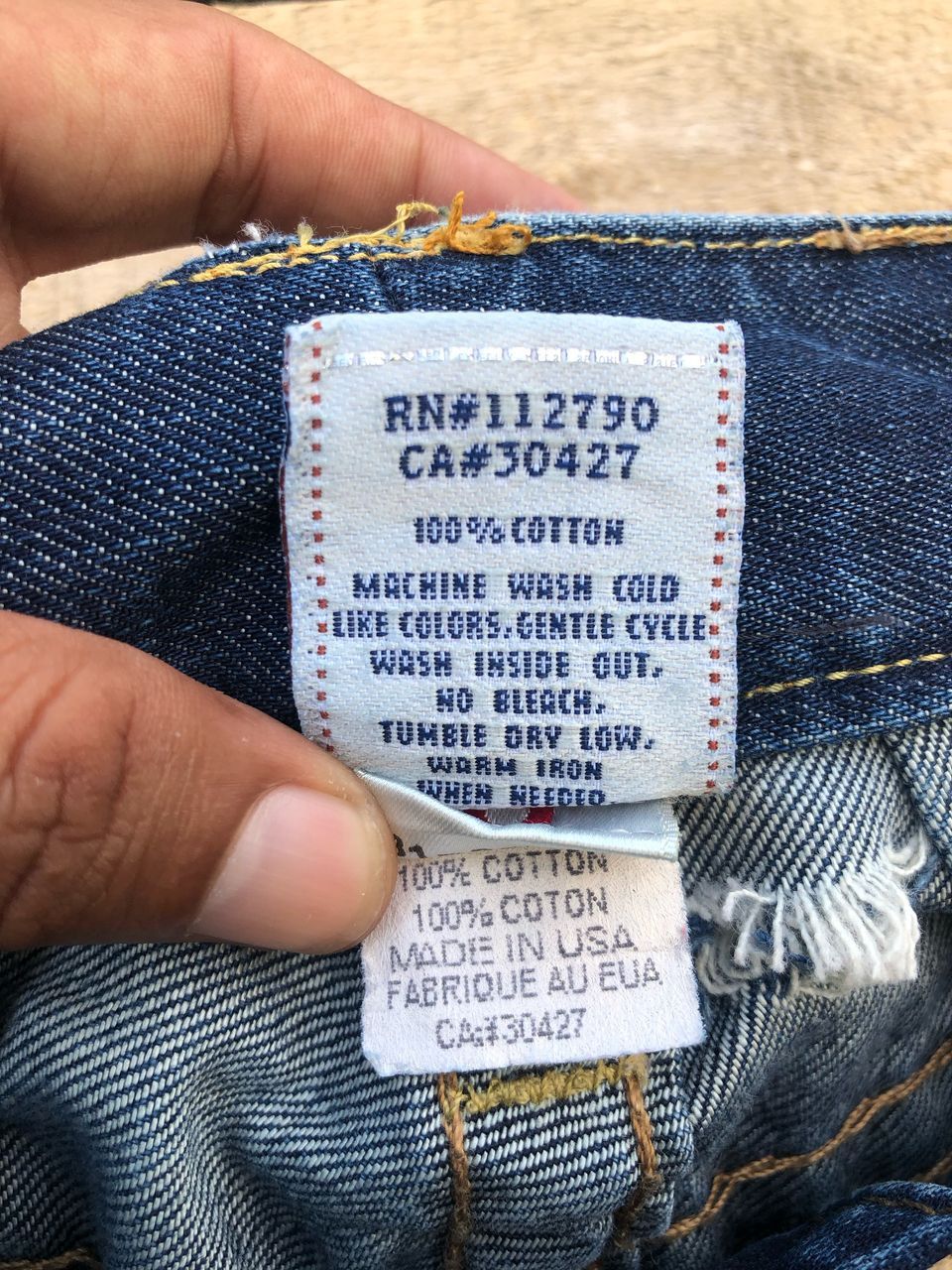 True Religion True Religion Denim Jeans Distressed Size 31" - 5 Thumbnail