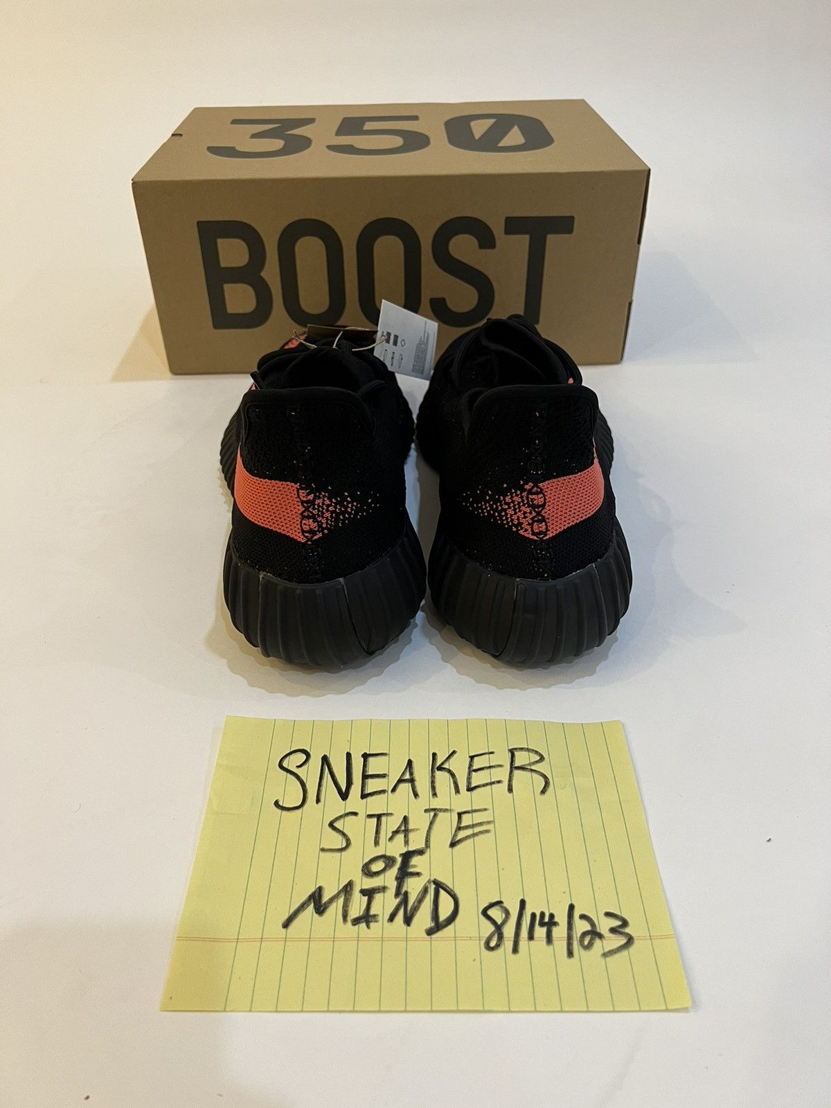 Adidas × Kanye West BRAND NEW ADIDAS YEEZY BOOST 350 V2 CORE BLACK RED SIZE 12.5 Size US 12.5 / EU 45-46 - 5 Thumbnail