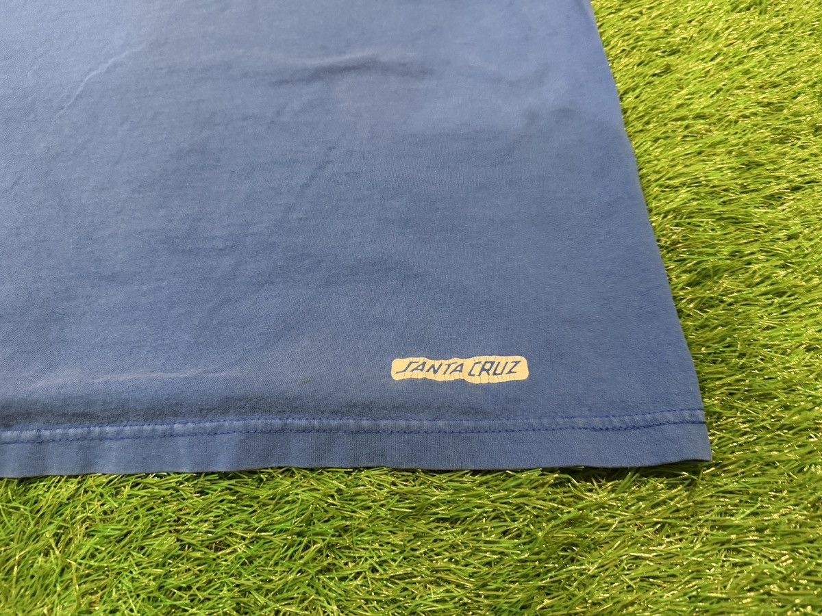 Santa Cruz Skateboards Vintage Santa Cruz Skateboard Shirt Tee Blue NHS Tag Y2k 90s Size US L / EU 52-54 / 3 - 3 Thumbnail