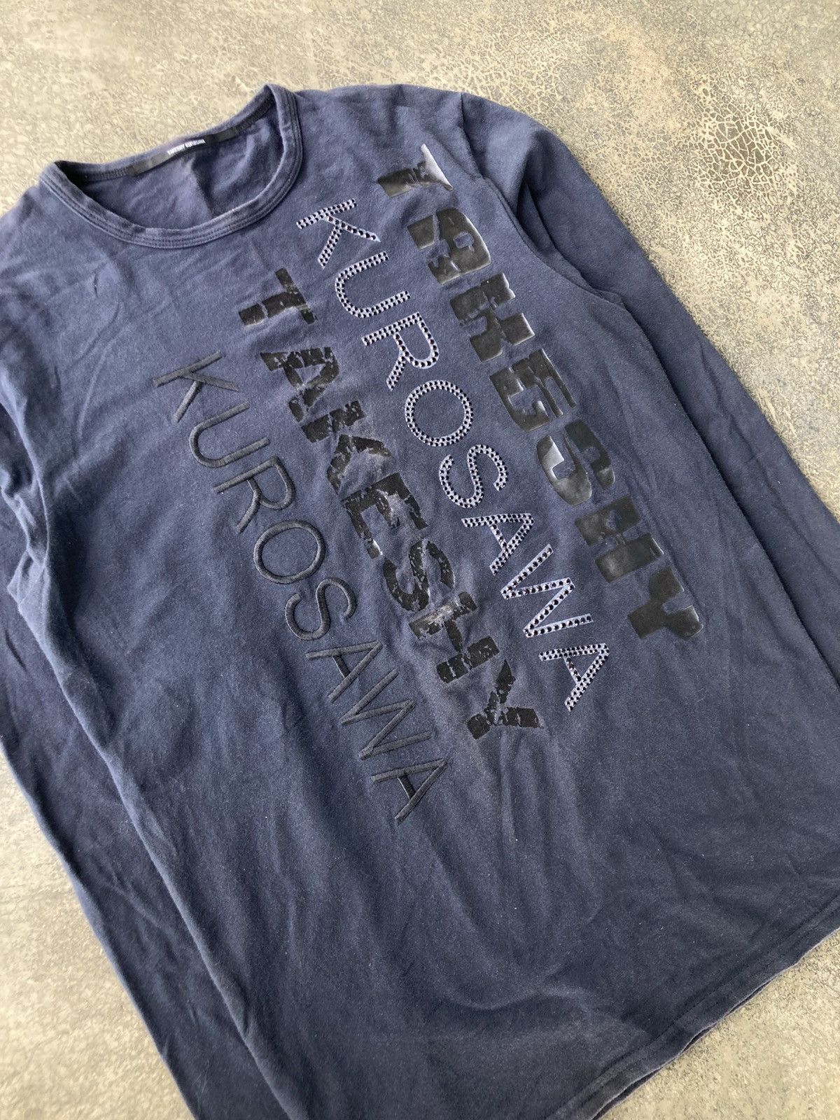 Takeshy Kurosawa Takeshy Kurosawa Italy Embellished Logo Long Sleeve Tee Size US L / EU 52-54 / 3 - 2 Thumbnail