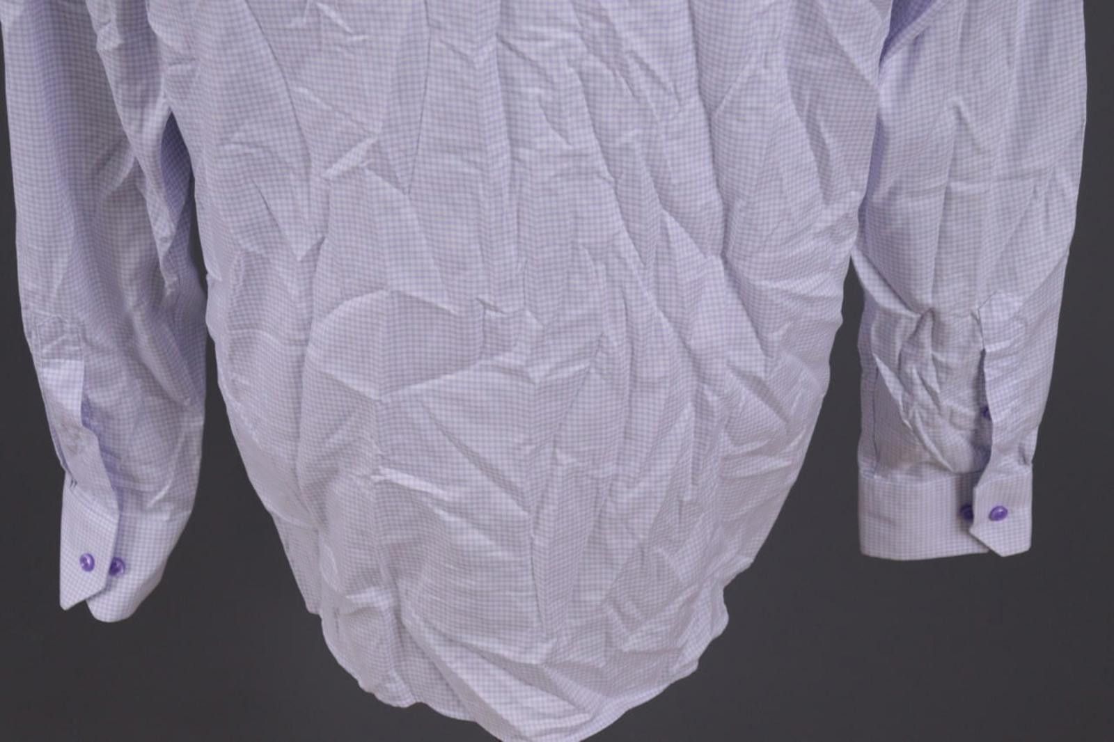 Eton Eton Contemporary Fit BLue Check Twill Shirt Sz 43 / 17 Size US M / EU 48-50 / 2 - 9 Thumbnail