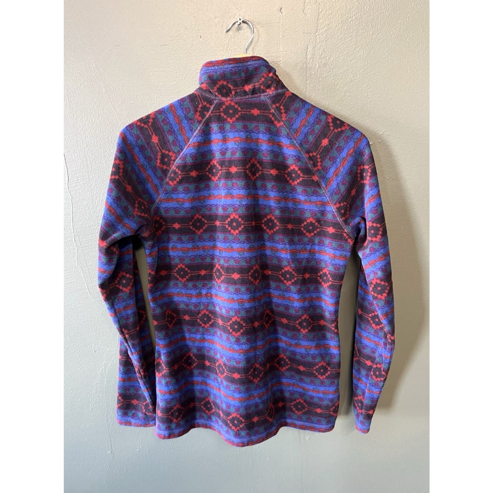 Eddie Bauer Eddie Bauer Womens Purple 1/4 Zip Fleece Mock Neck Pullover Sweatshirt M Adults Womens Pullover 1/4 Zip Fleece Purple Size M / US 6-8 / IT 42-44 - 2 Thumbnail