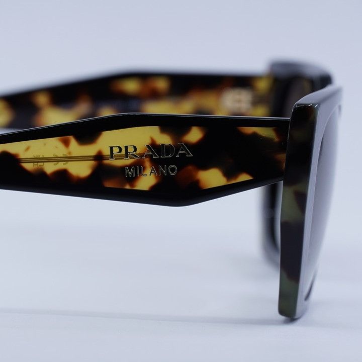 Prada Prada PR15WS 3890A7 Sunglasses Black/Medium Tortoise Square Size ONE SIZE - 5 Thumbnail
