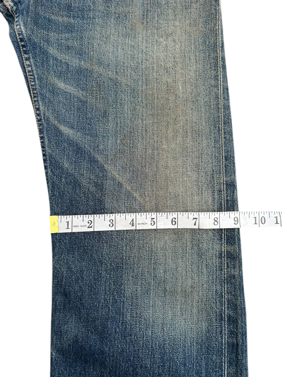Kapital Vintage Wrangler Blue Bell Selvedge Distressed Denim Jeans Size US 29 - 21 Thumbnail