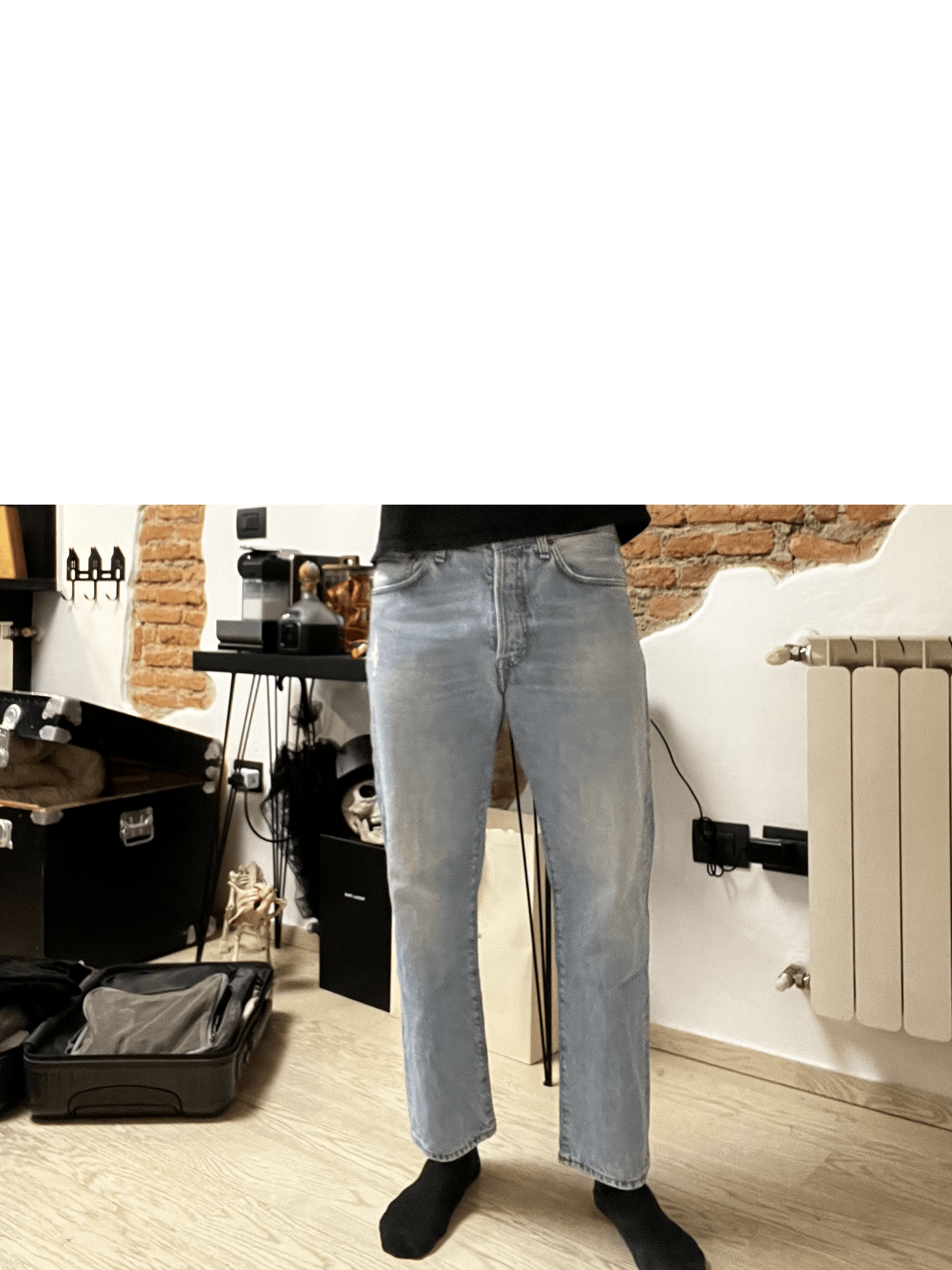 Acne Studios Acne Studios "2003" Light Blue Denim Vintage Size US 30 / EU 46 - 1 Thumbnail