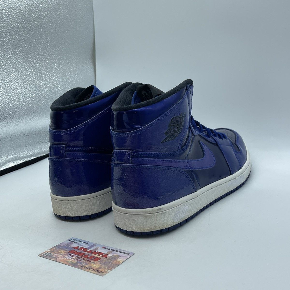 Nike Air Jordan 1 high deep royal Size US 12 / EU 45 - 5 Thumbnail