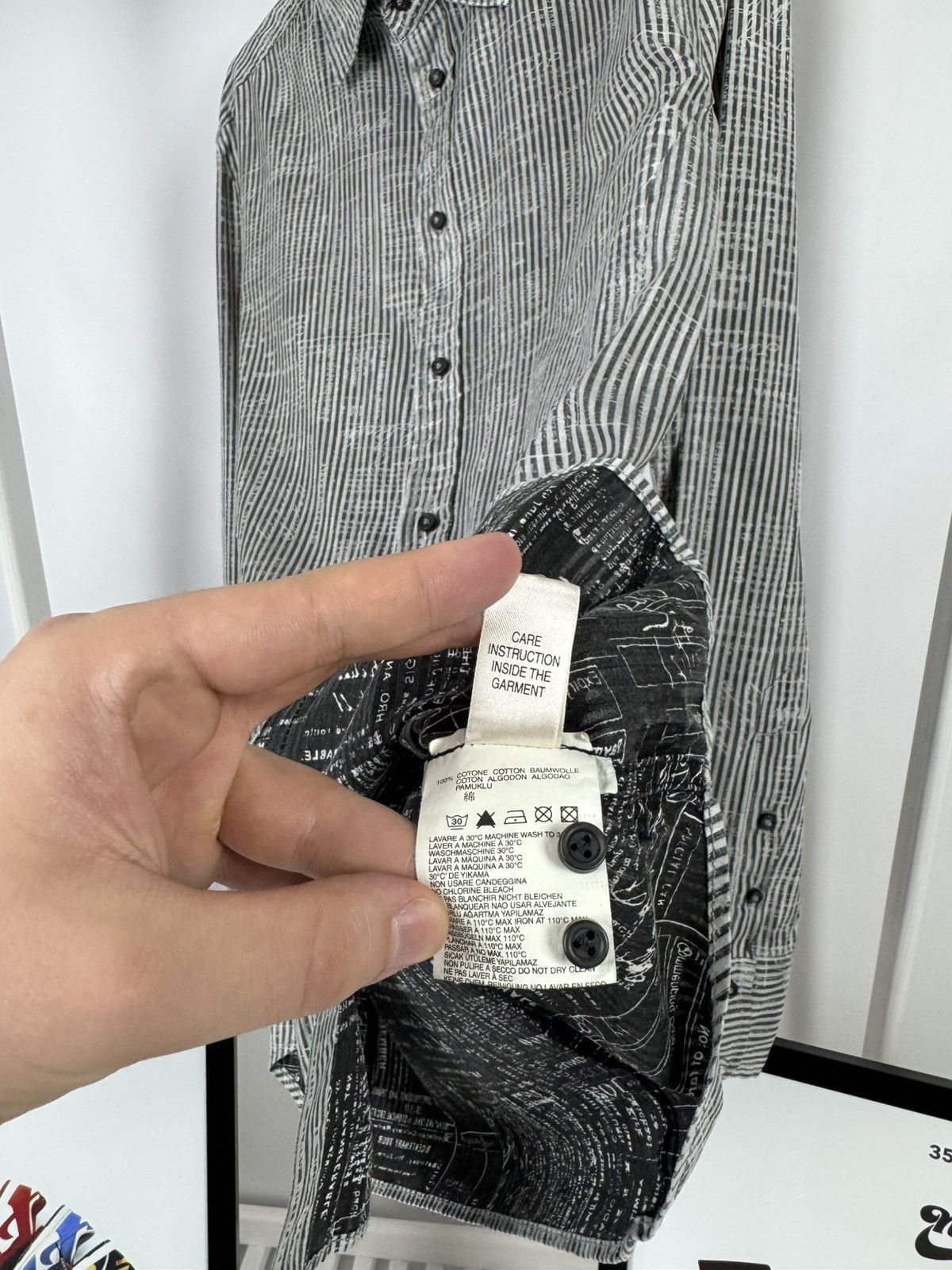Diesel Vintage Diesel Graphic Grey Shirt Size US M / EU 48-50 / 2 - 8 Thumbnail