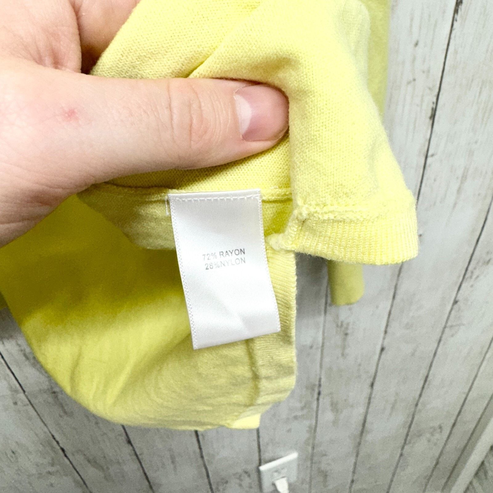 Other Max Studio Sweater Size XL Long Sleeve Round Neck Yellow Size XL / US 12-14 / IT 48-50 - 3 Thumbnail