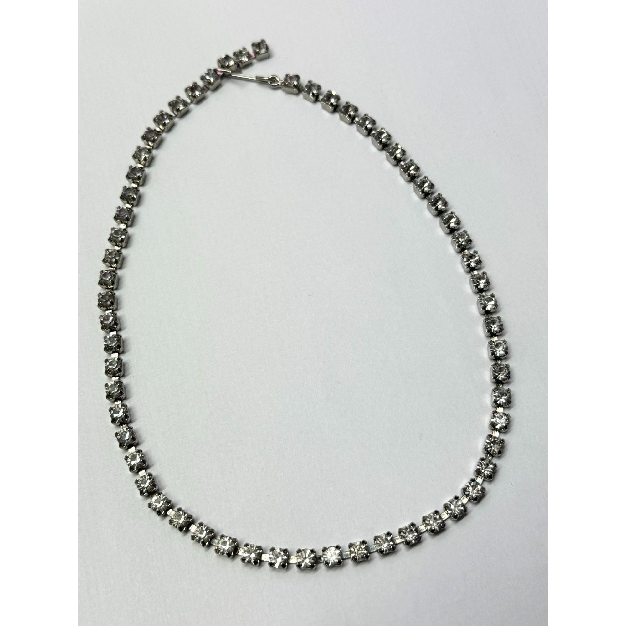 Vintage Vintage rhinestone collar chain necklace Size ONE SIZE - 4 Thumbnail