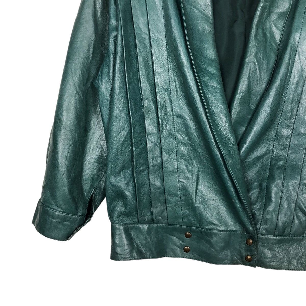 Japanese Brand 📌Vintage Biker Bomber Leather Jacket Cizenne Issey Miyake Size US M / EU 48-50 / 2 - 5 Thumbnail