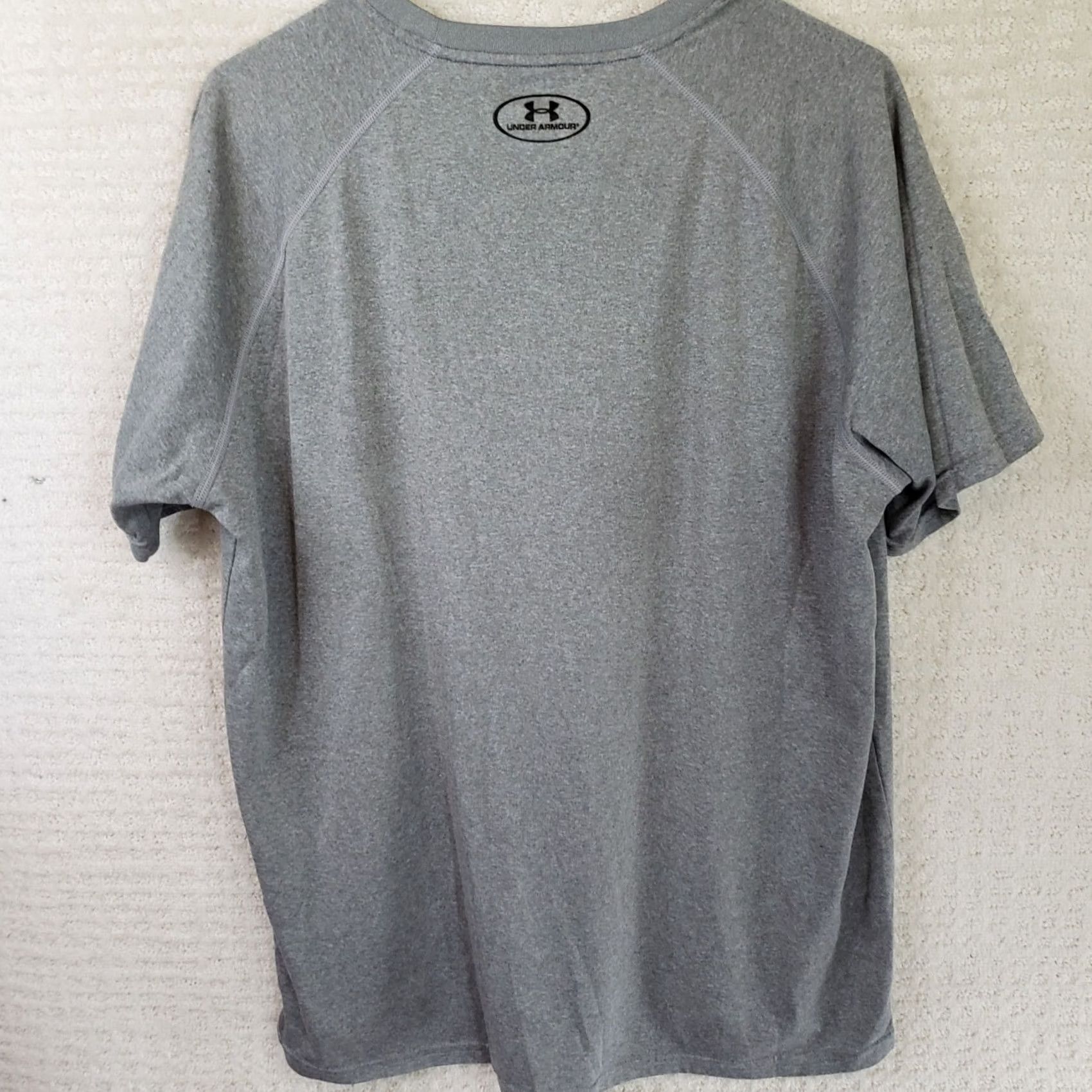 Under Armour Under Armour Shirt Men's L Gray Loose Heatgear Stay Army Strong Tee Logo Short Sleeve Crew Neck T-Shirt Size US L / EU 52-54 / 3 - 6 Thumbnail