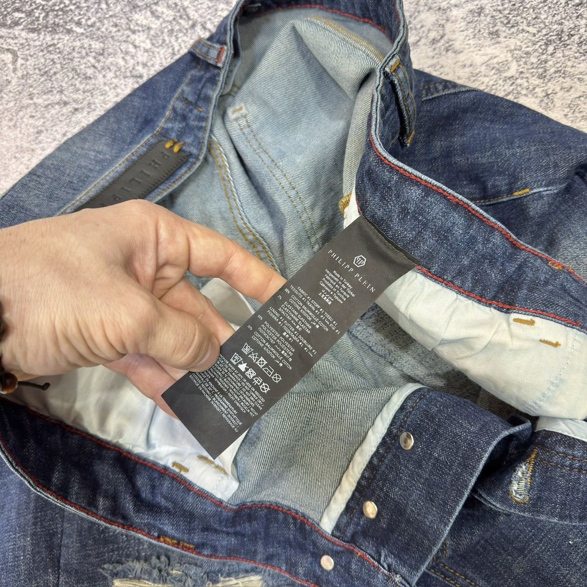 Philipp Plein Philipp Plein Super Straight Cut Mens Jeans 36 size Size US 36 / EU 52 - 14 Thumbnail