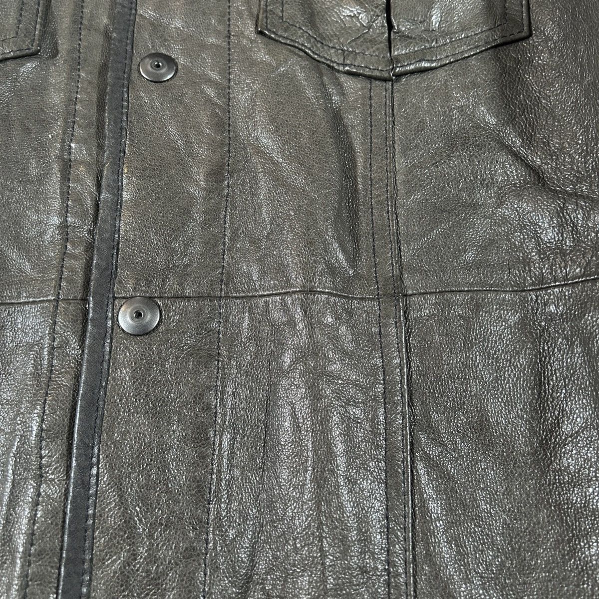 291295=Homme 🔻291295 = Homme Leather Shacket🔻 Size US M / EU 48-50 / 2 - 3 Thumbnail