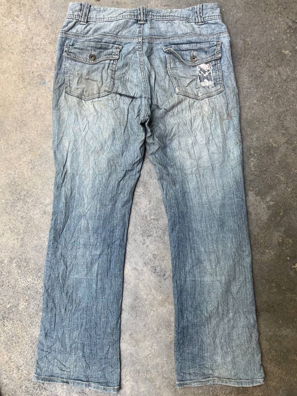 Japanese Brand VINTAGE JAPANESE BRAND RARE DISTRESSED STYLE Size US 34 / EU 50 - 6 Thumbnail