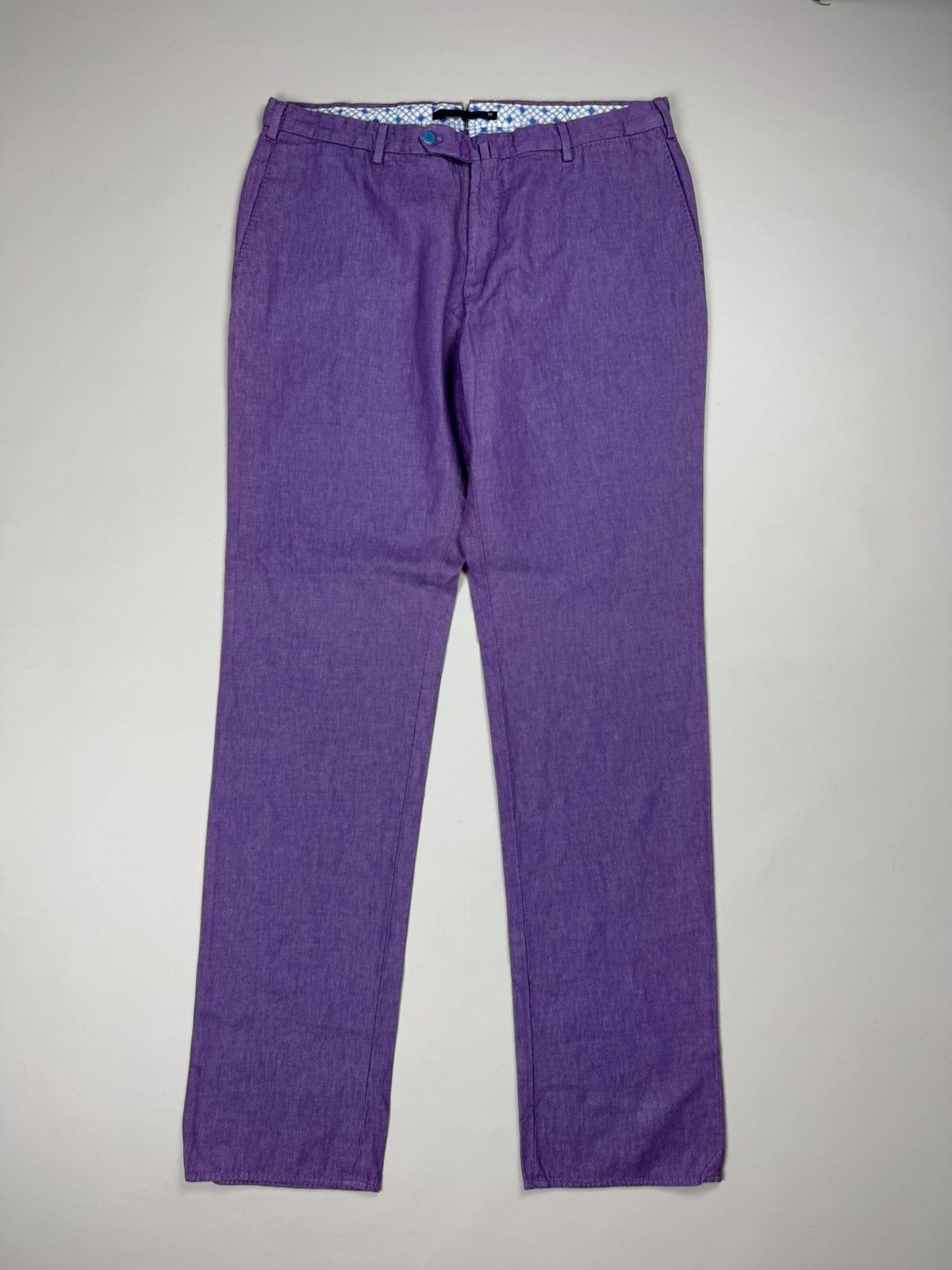 Incotex Incotex Men’s Cotton / Linen Dress Pants Trousers Size 56 Size US 38 / EU 54 - 1 Thumbnail