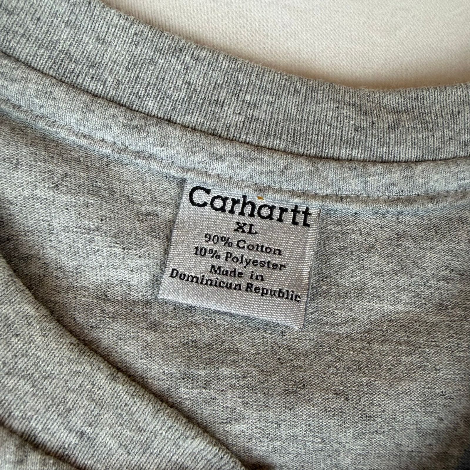 Carhartt Carhartt Gray Henley Pocket Shirt Size XL Size US XL / EU 56 / 4 - 3 Thumbnail