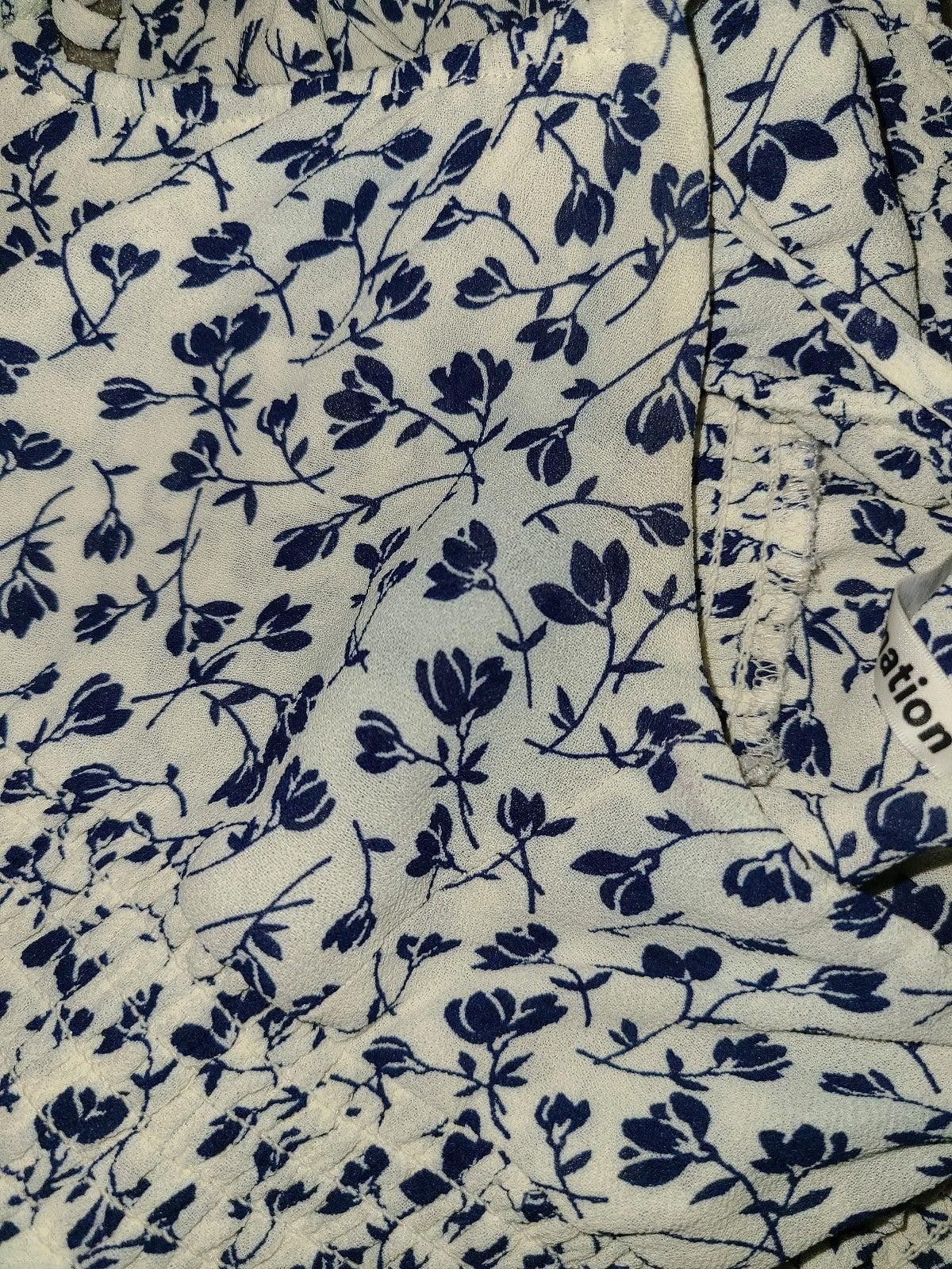 Other Reformation Floral Print Front Tie Top Size S / US 4 / IT 40 - 4 Thumbnail