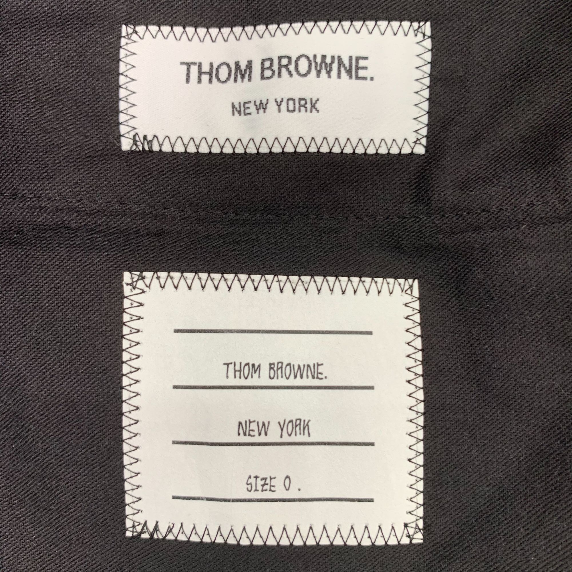 Thom Browne Thom Browne Navy Wool Casual Suit Pants (Size XS) Size US 27 - 2 Thumbnail