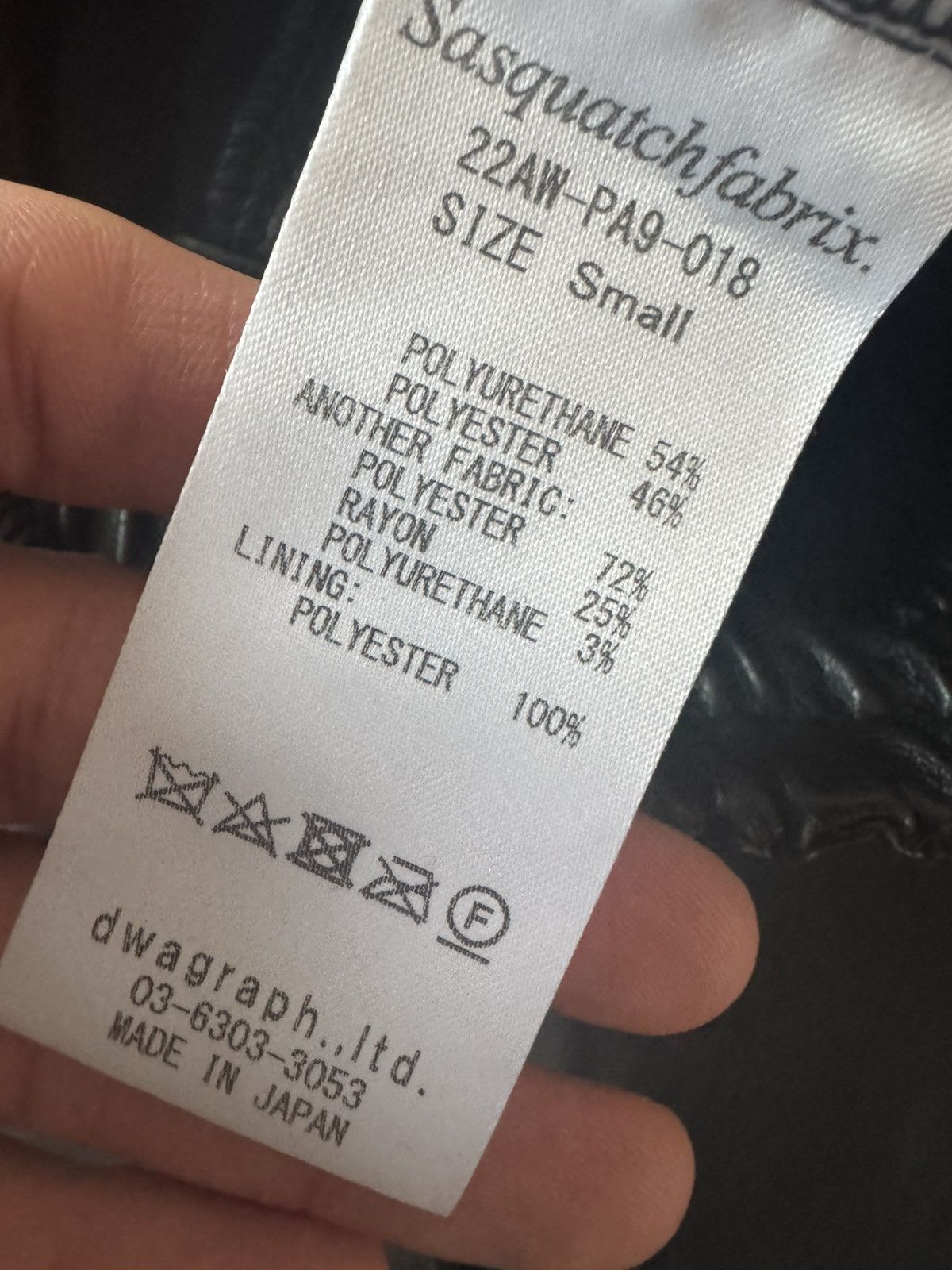 Sasquatchfabrix Black faux leather pants Size US 29 - 7 Thumbnail