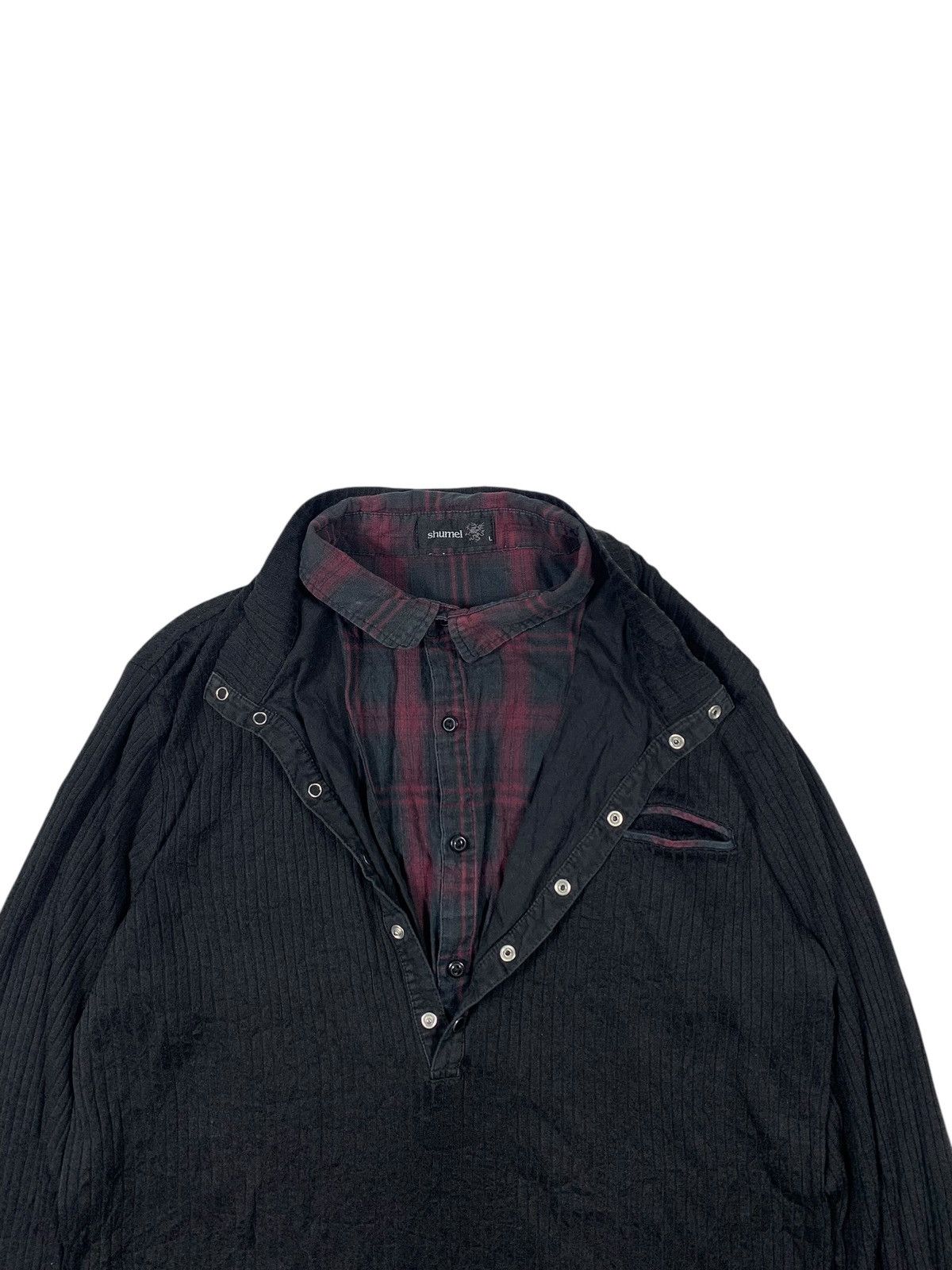 Japanese Brand 2000s Shumel Double Layered Shirt lgb i6was9 Style Size US L / EU 52-54 / 3 - 2 Thumbnail