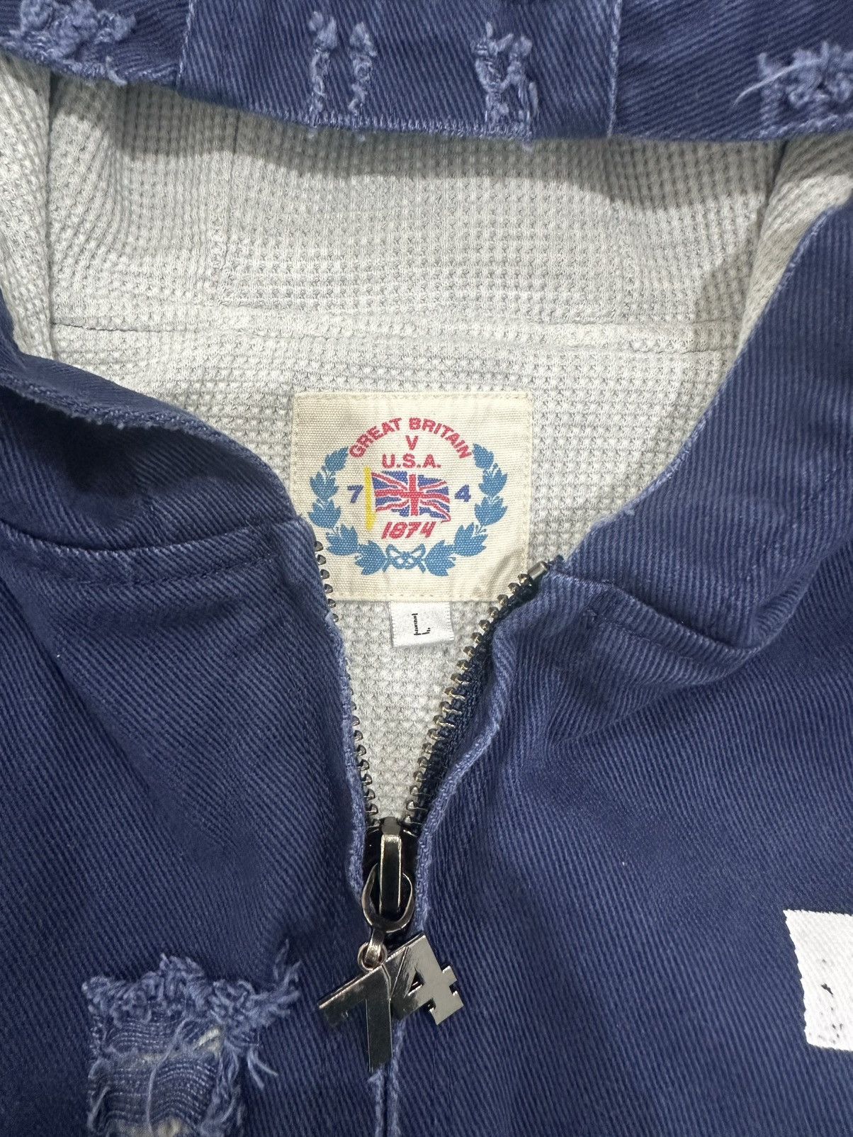 Other Garbage Man Denim Jacket Size US L / EU 52-54 / 3 - 2 Thumbnail