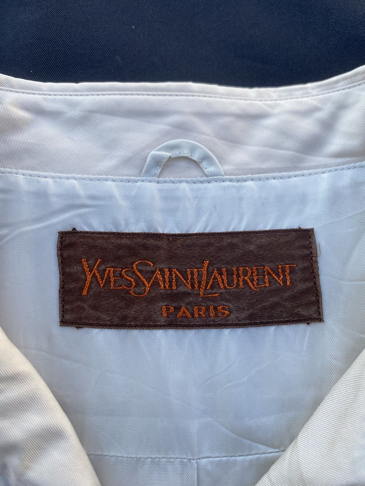 Yves Saint Laurent Rare Vintage 80s Yves Saint Laurent Women Long Jacket Size M / US 6-8 / IT 42-44 - 12 Thumbnail