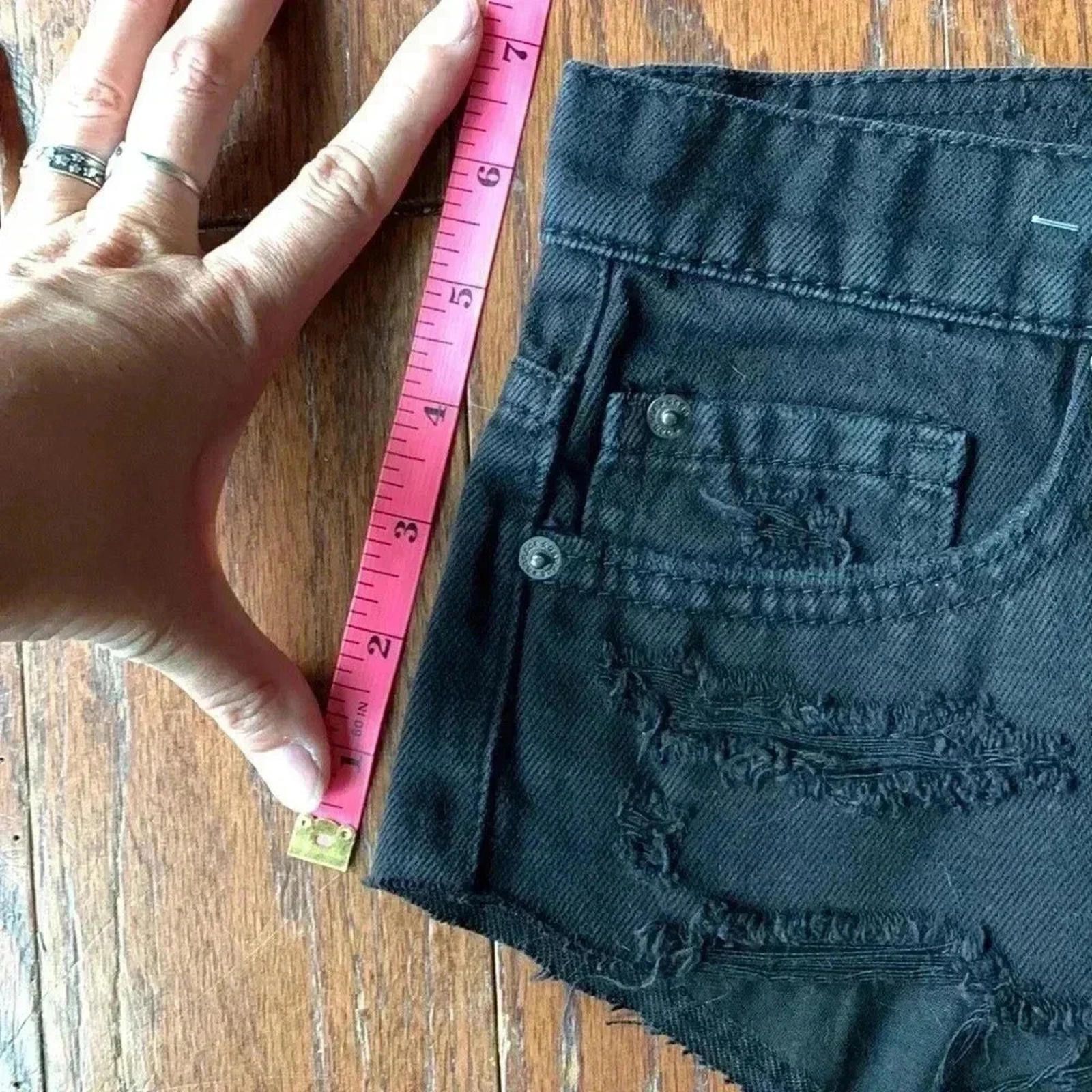Garbage TV Festival short shorts black Size 28" / US 6 / IT 42 - 4 Thumbnail