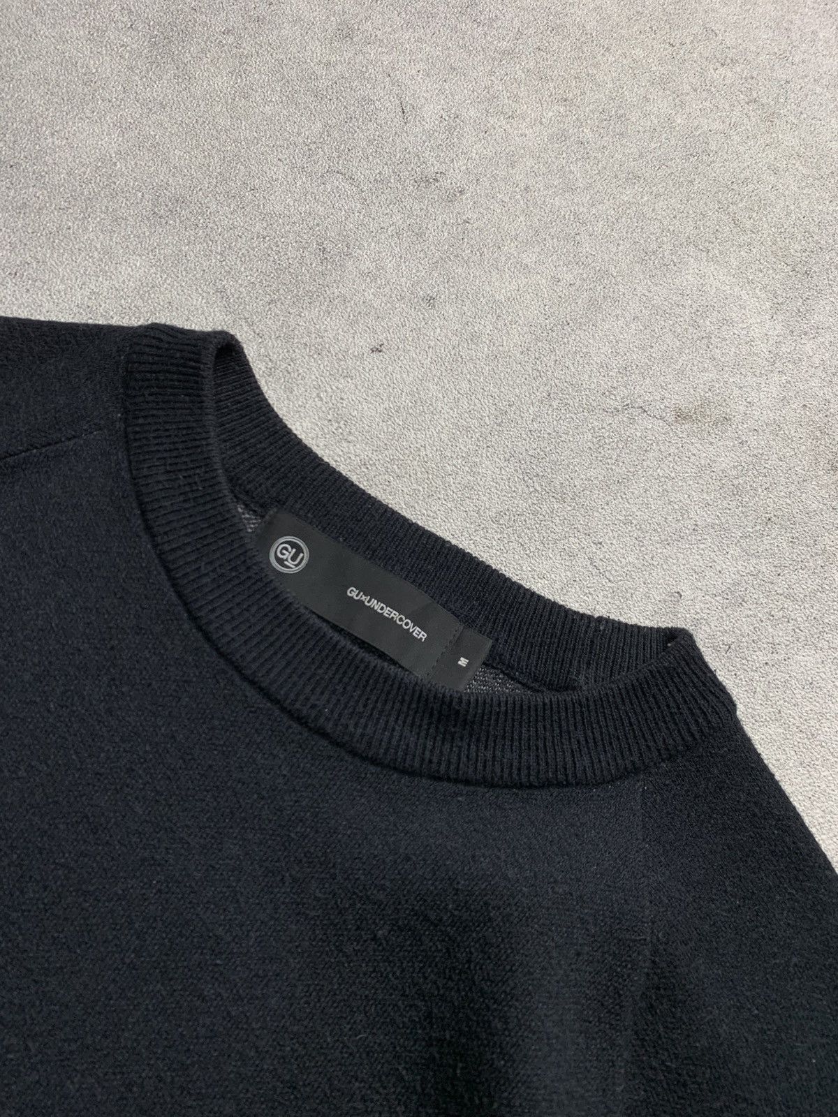 GU × Undercover GU X Undercover "Freedom Noise" Black Knit Sweater Size US M / EU 48-50 / 2 - 4 Thumbnail