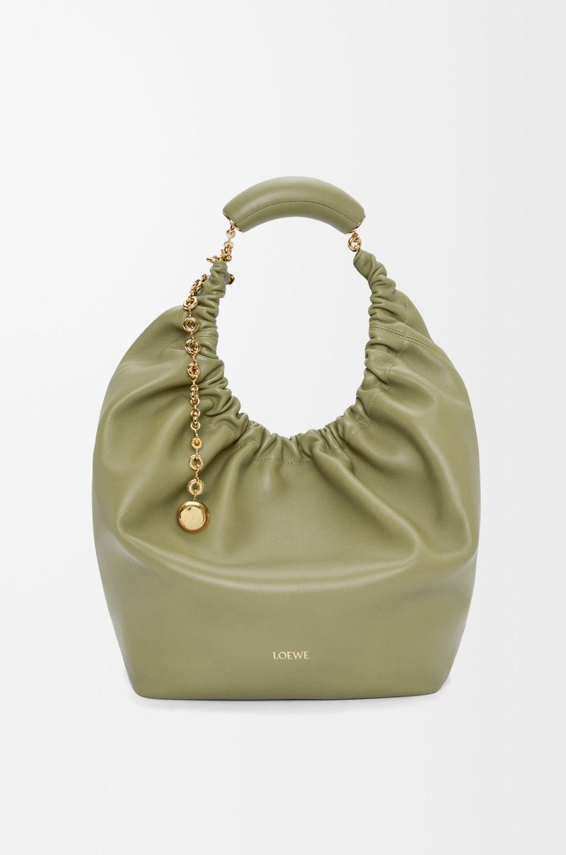 Loewe o1in1g0426 Size: OS / Medium Squeeze Bag in Eucalyptus Green Size ONE SIZE - 1 Thumbnail