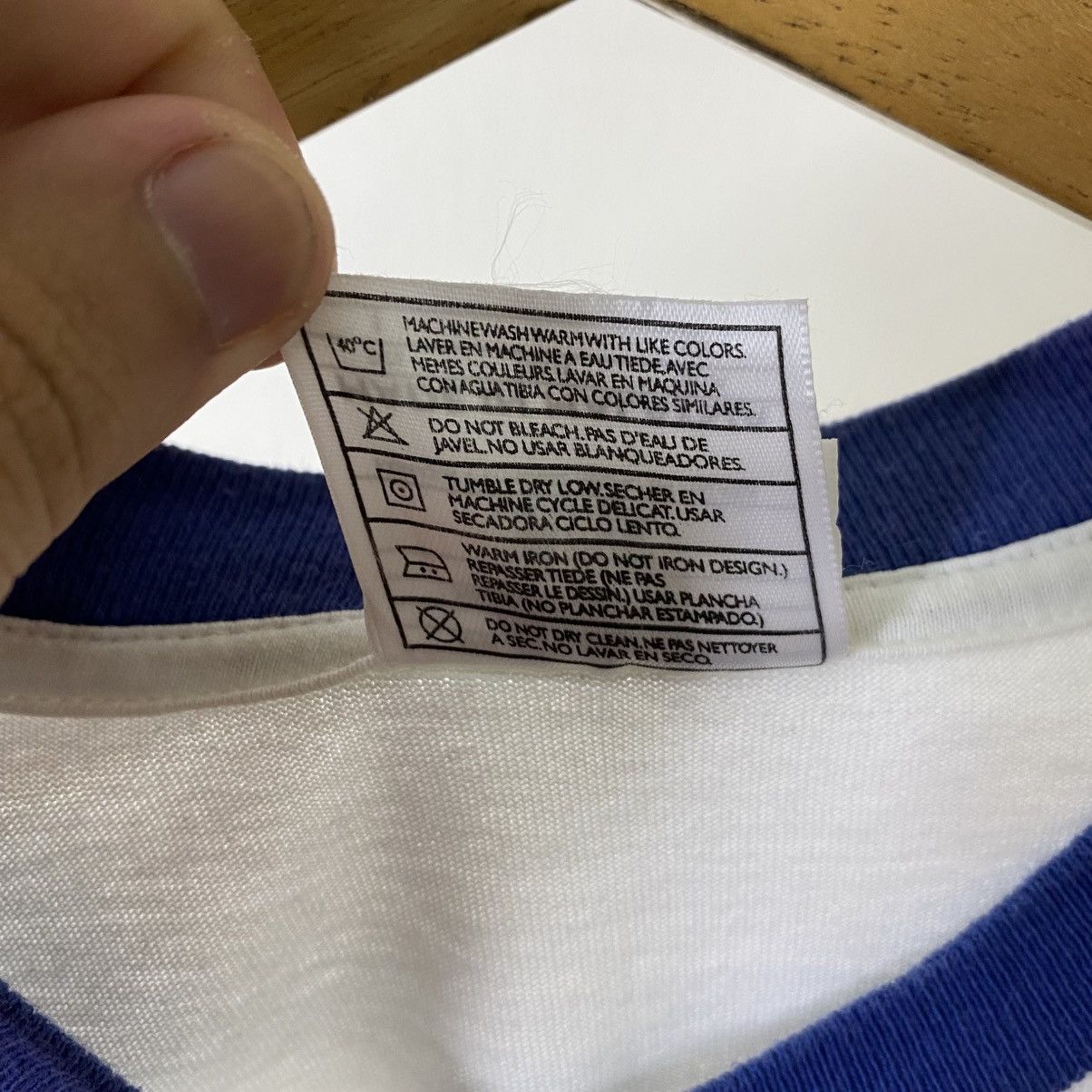 Nike Vintage 1990s Nike Ringer Tee Size US XS / EU 42 / 0 - 5 Thumbnail