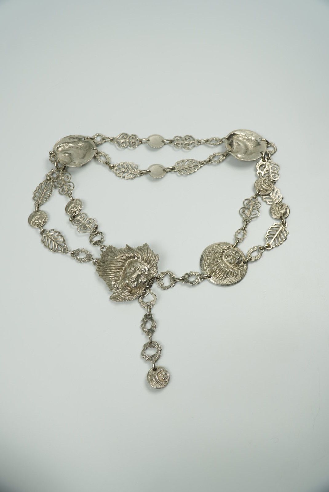 Versace Archive Versus Versace Silver Lion Head Body Jewelry Size ONE SIZE - 1 Thumbnail